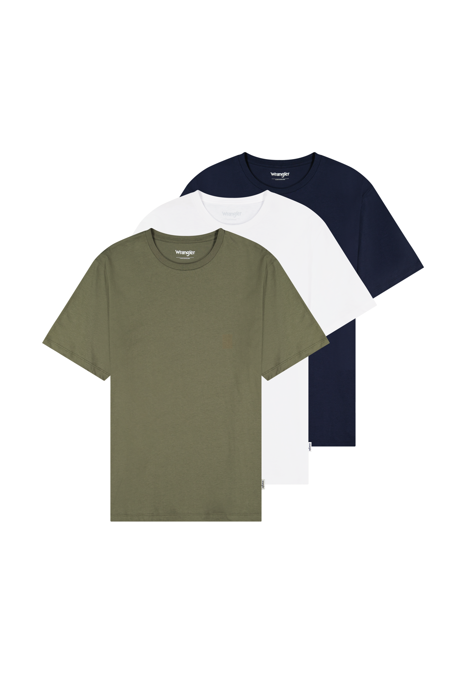 Wrangler T-Shirt »3_PACK_TEE« Packung, 3 Stk.