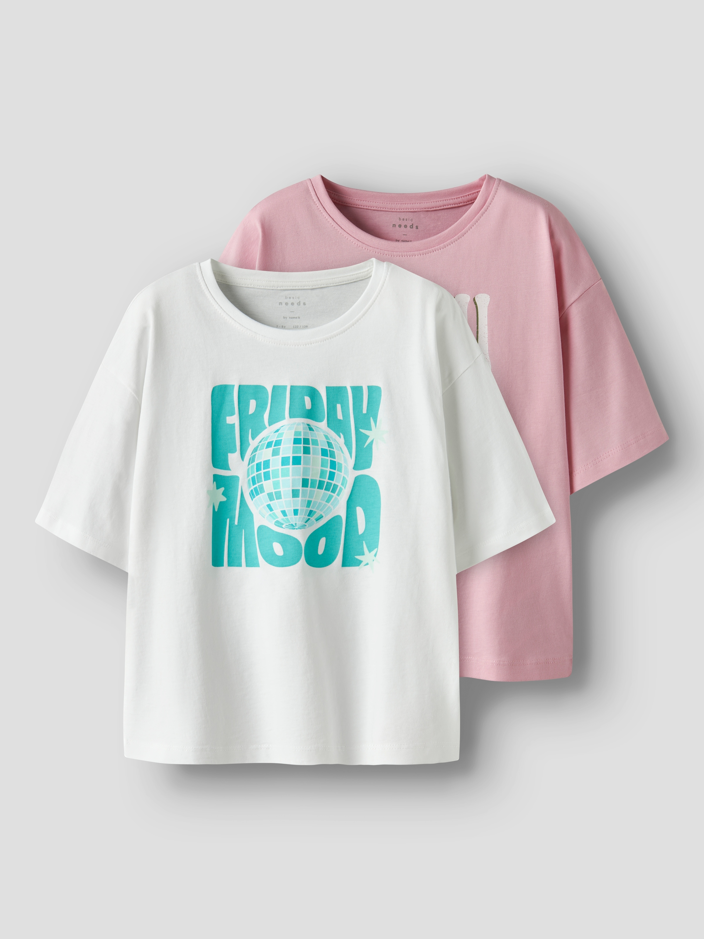 Name It Kurzarmshirt »NKFVEEN 2P SS RLX TOP« Packung, 2 Stk.