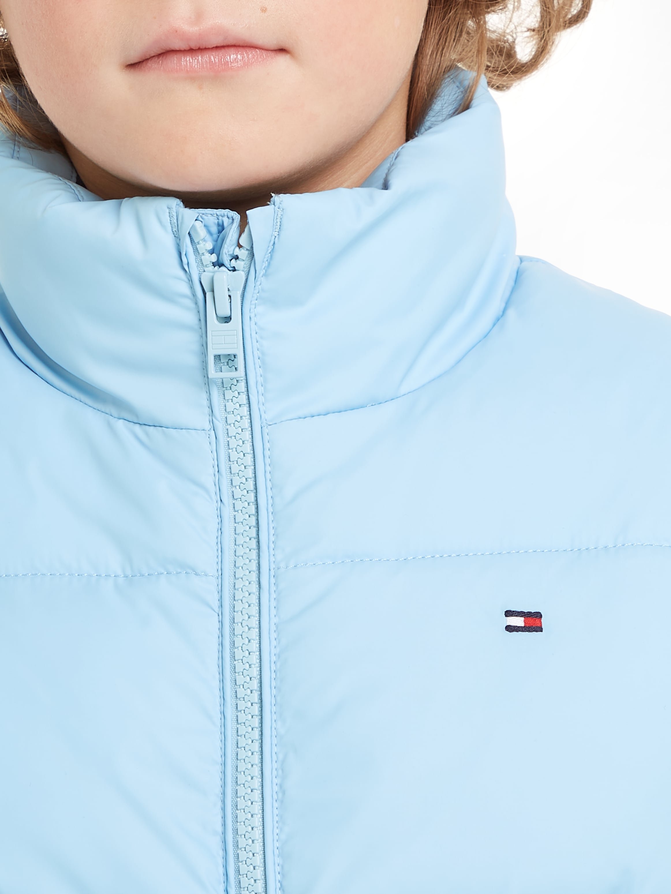 Tommy Hilfiger Steppweste »ESSENTIAL PADDED VEST«, Kinder bis 16 Jahre mit Logostickerei