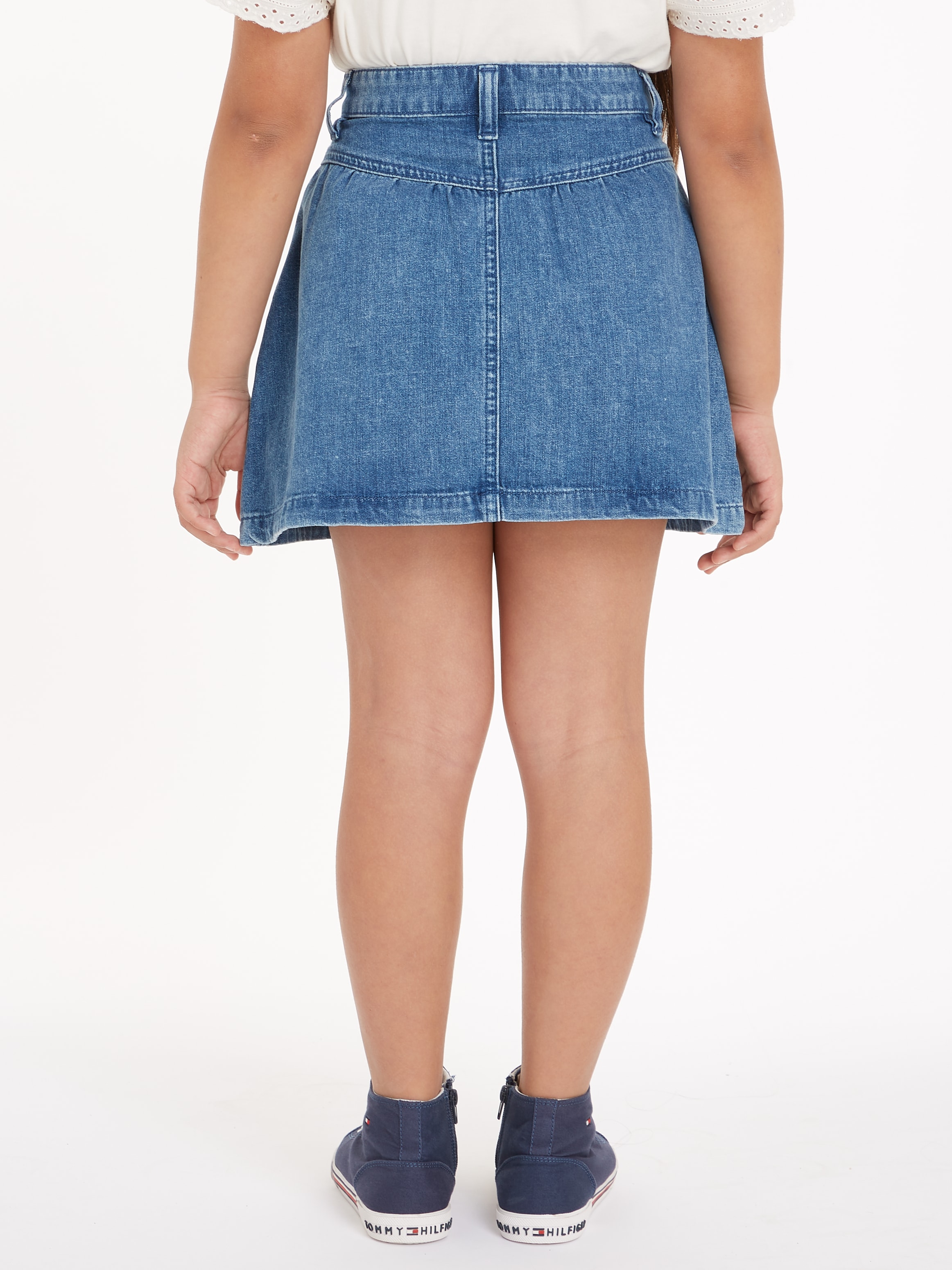 Tommy Hilfiger A-Linien-Rock »DENIM FRONT YOKE DETAIL SKIRT«, Kinder bis 16 Jahre