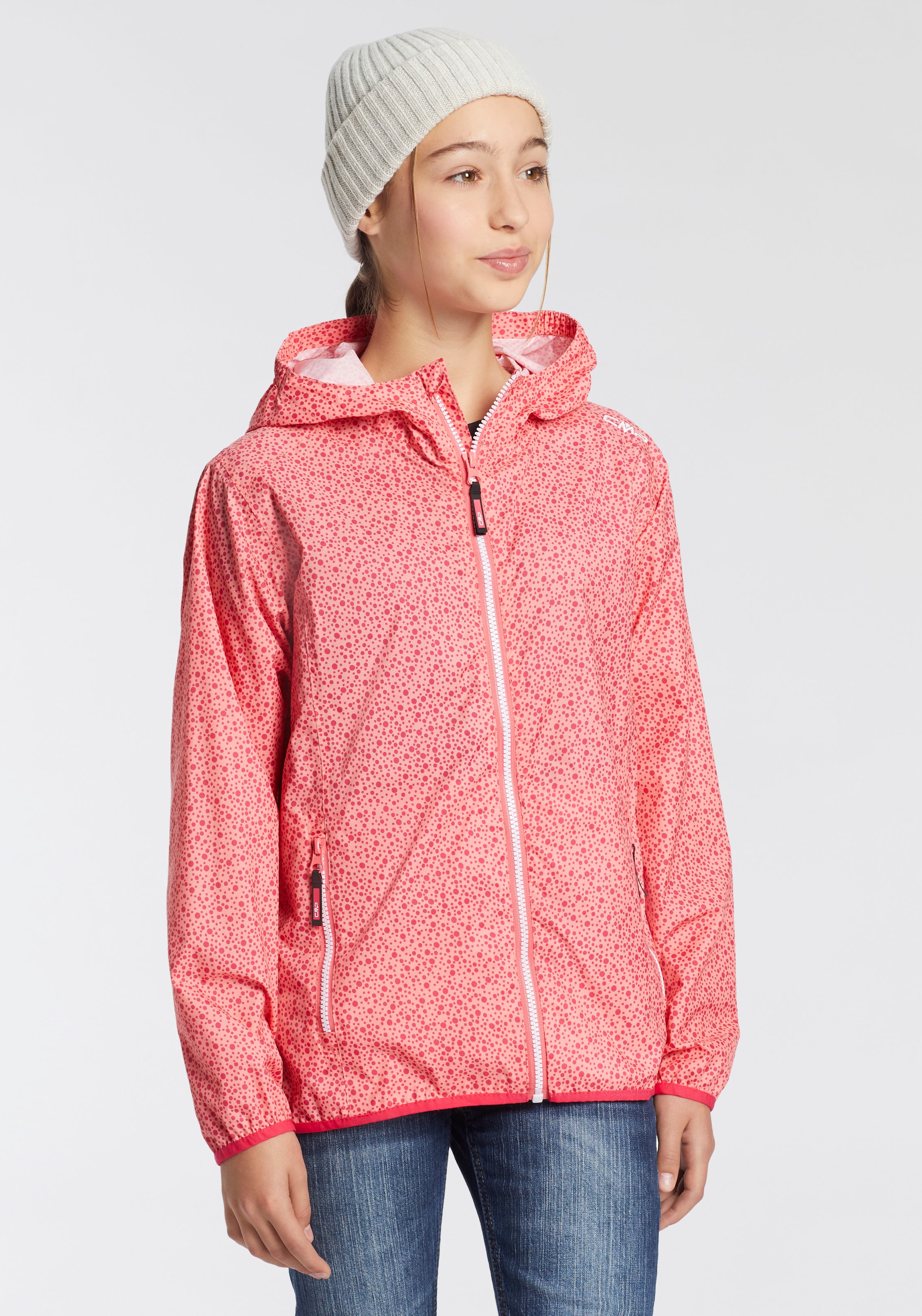 CMP Regenjacke »KID G JACKET RAIN FIX HOOD«, mit Kapuze