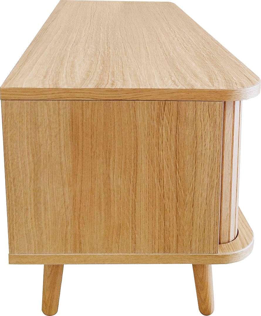 Woodman TV-Board »Rove«, besonderes Design, in zwei Breiten, mit Eichenholzfurnier, FSC®