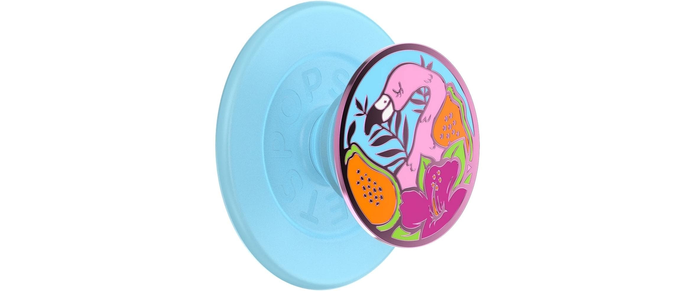 Popsockets Handy-Halterung »Flamingo Enamel MagSafe«, Universalhalterung