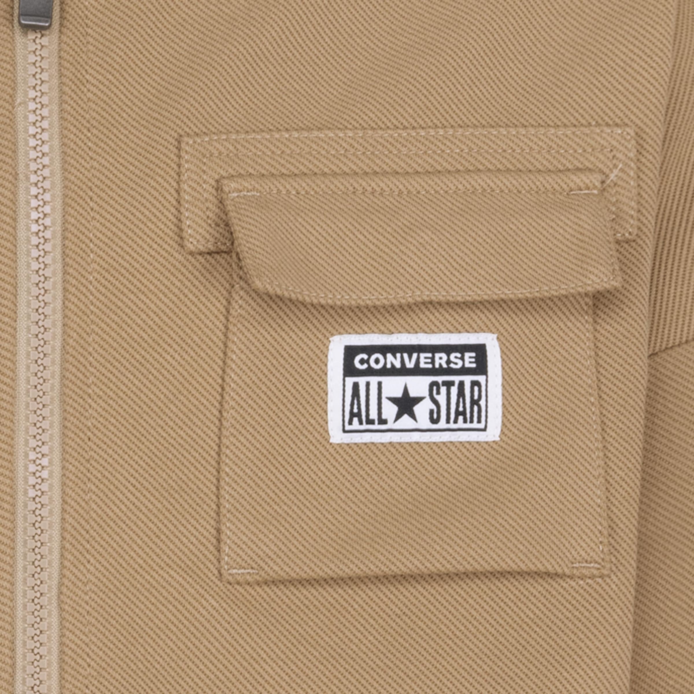 Converse Collegejacke »CNVB LIFESTYLE BLOCKED JACKET für Kids«, ohne Kapuze, mit aufgesetzter Tasche