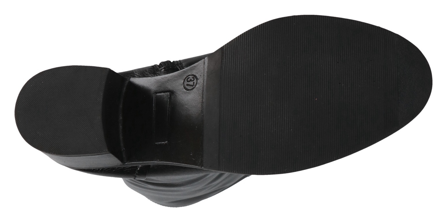 Caprice Stiefel, Blockabsatz, Langschaftstiefel, Businessstiefel, Innenreissverschluss