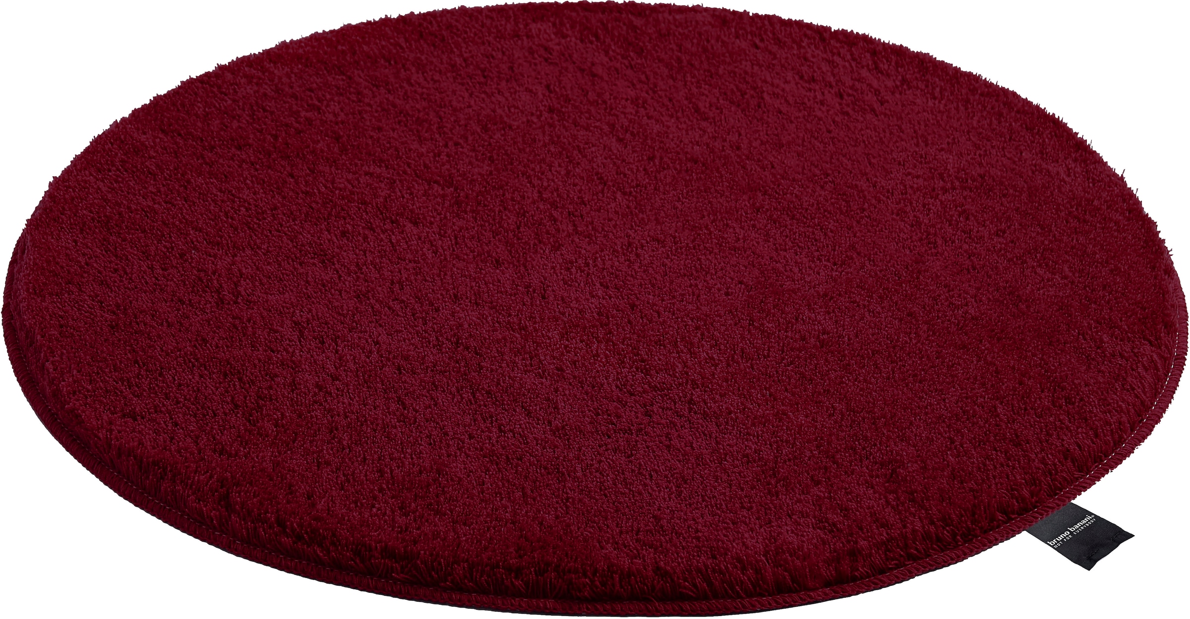 Bruno Banani Badematte »Lana, Badvorleger, Badezimmer Teppich«, rutschhemmend beschichtet, fussbodenheizungsgeeignet-schnell trocknend-strapazierfähig, Badteppich, Badematten, unifarben, auch als 3 teiliges Set & rund