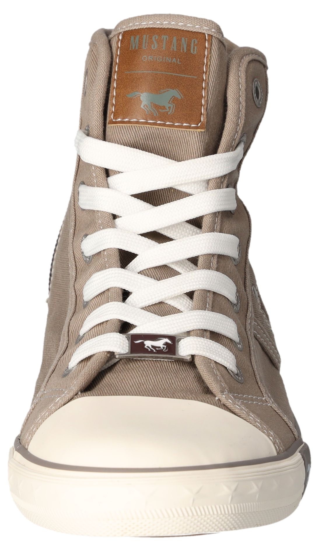 Mustang Shoes Sneaker, High Top-Sneaker, Schnürschuh mit Label in der Laufsohle