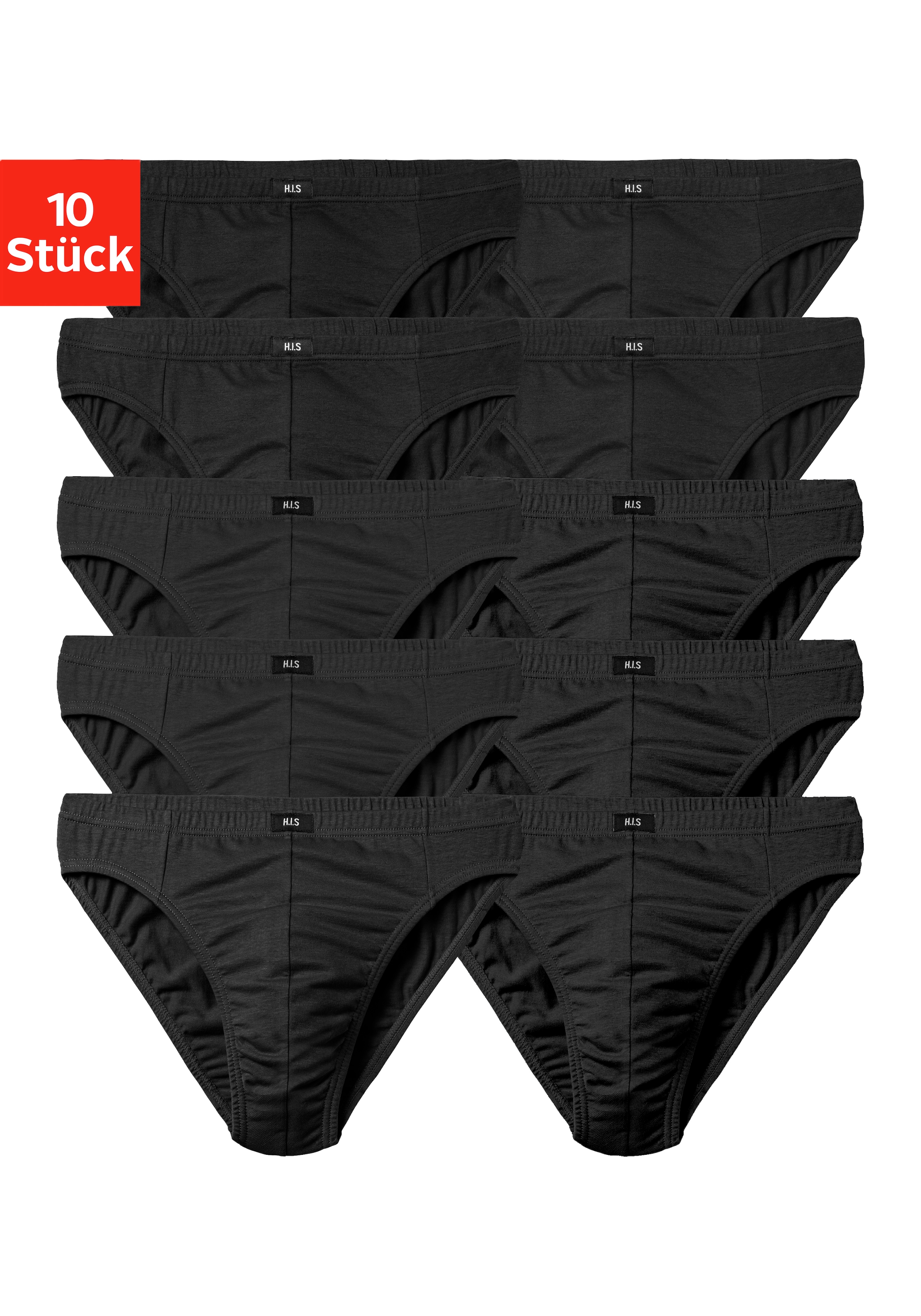 Slip »Männer Unterhose«, (Packung, 10 St.), in Unifarben