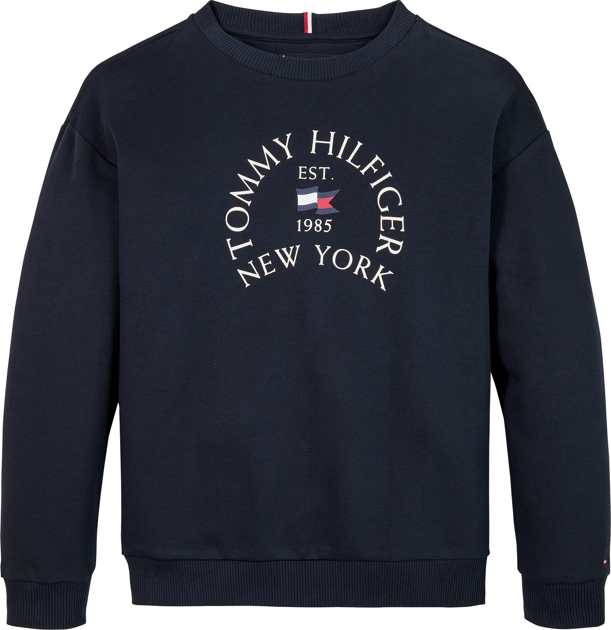 Tommy Hilfiger Sweatshirt »NAUTICAL ARCH PRINT FLEECE CN«, Baby bis 2 Jahre; mit Tommy Hilfiger Print