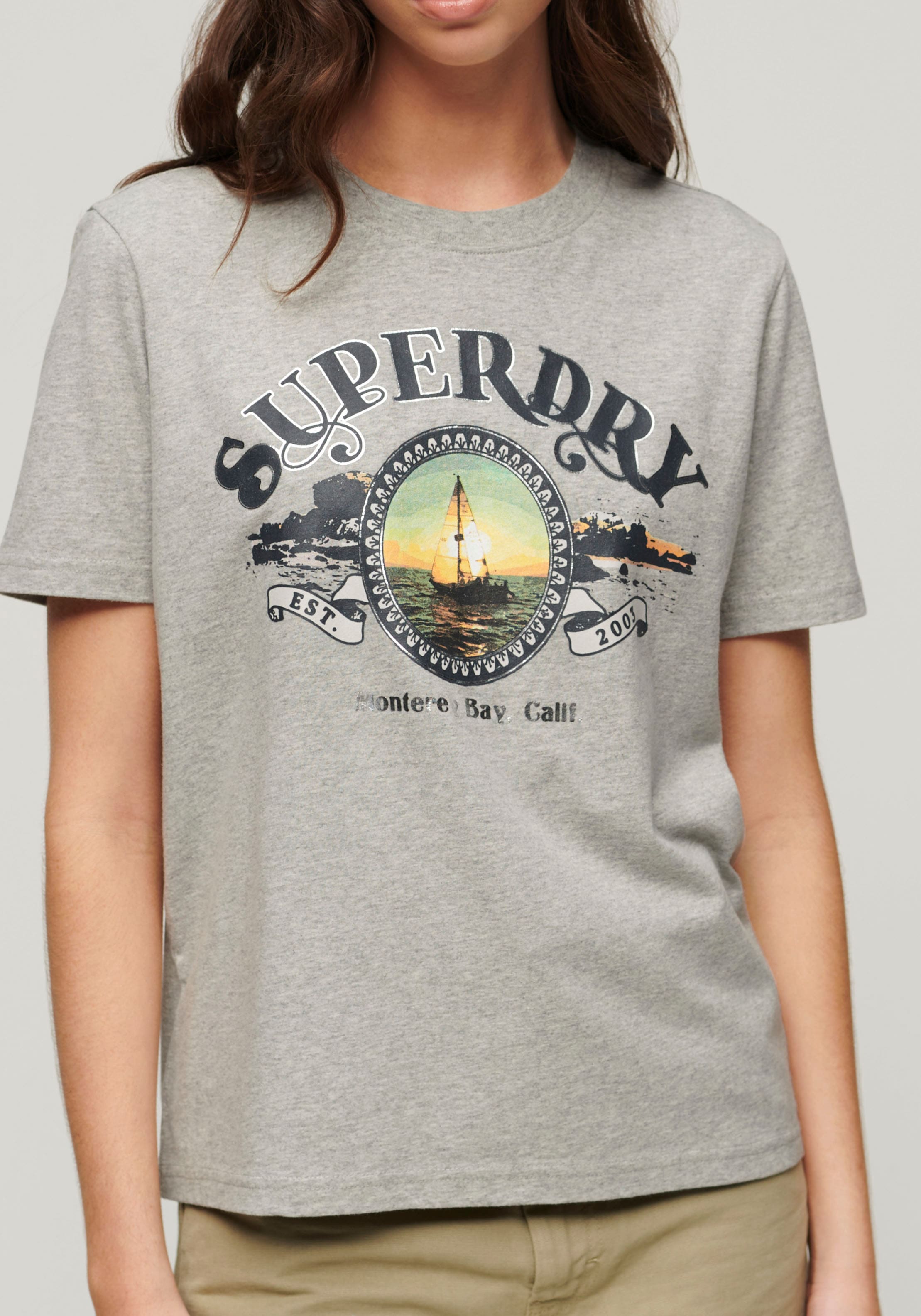 Superdry Print-Shirt »TRAVEL SOUVENIR RELAXED TEE«