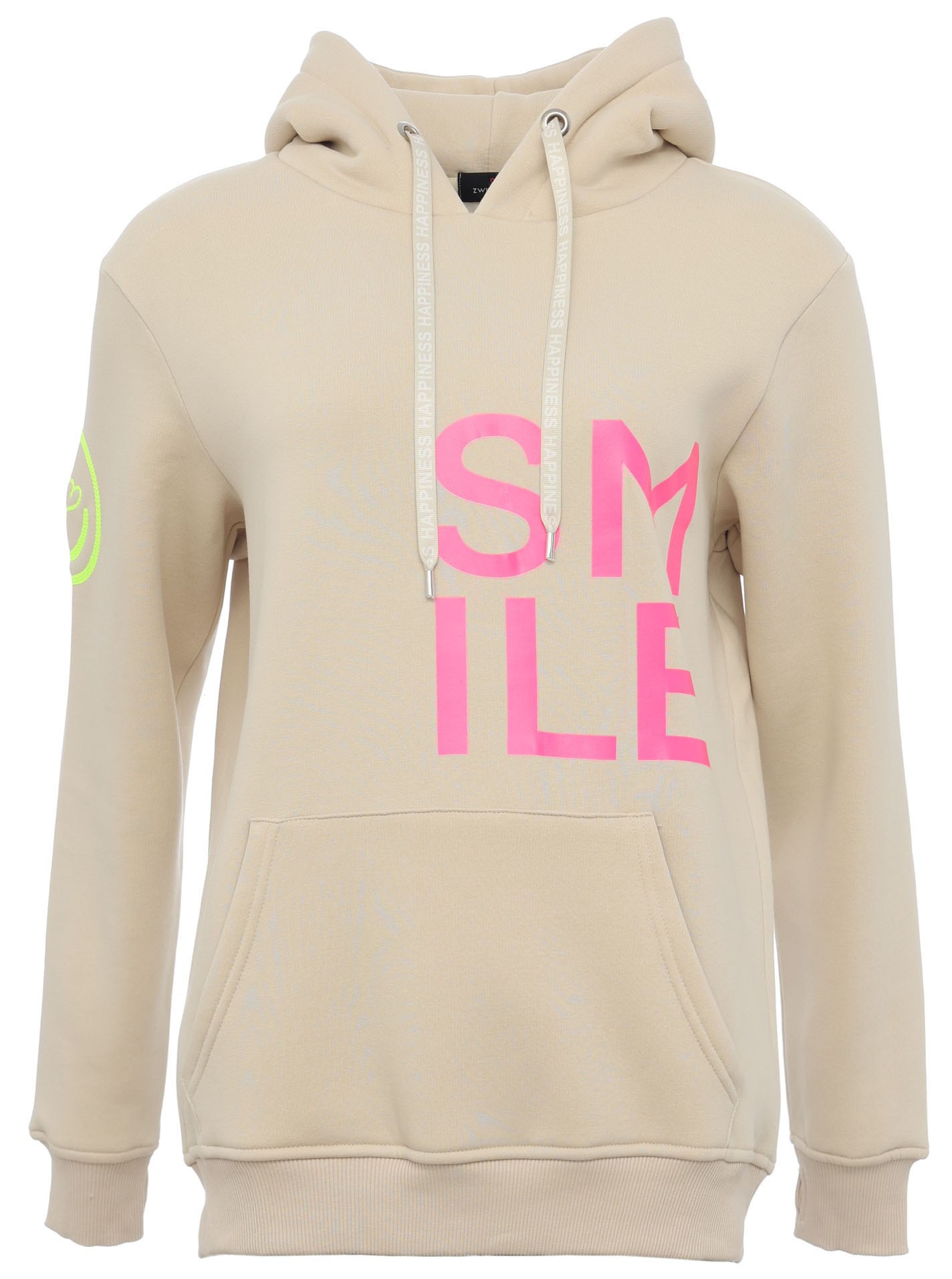 Zwillingsherz Hoodie »"Alissa"«, mit SMILE Print