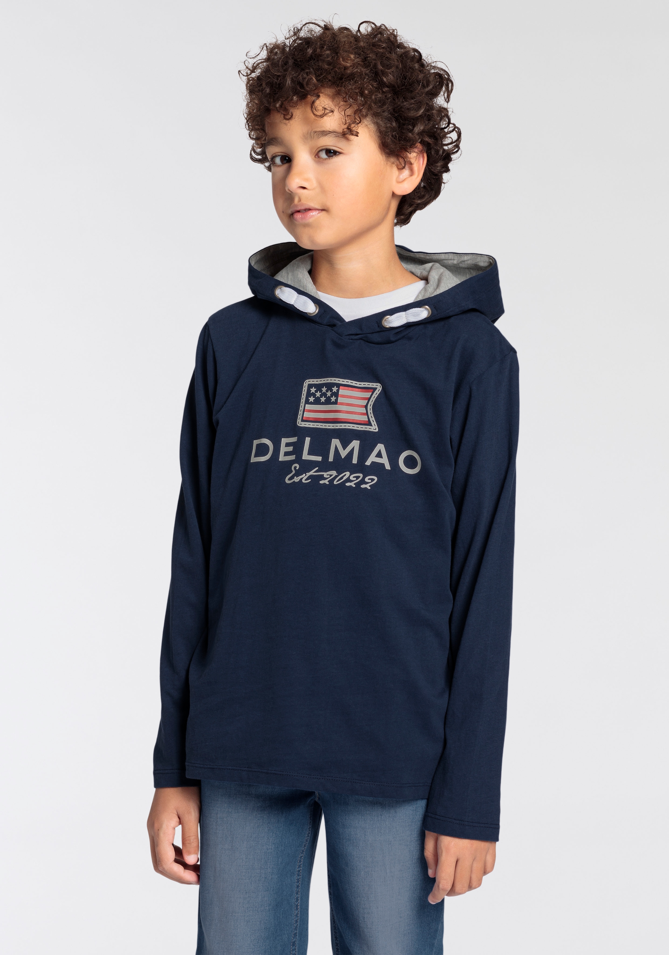 ✵ DELMAO Kapuzenshirt »für Jungen«, mit gefütterter Kapuze. NEUE MARKE  günstig kaufen | Jelmoli-Versand