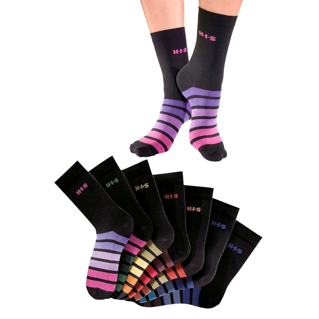 H.I.S Freizeitsocken, (Set, 7 Paar)