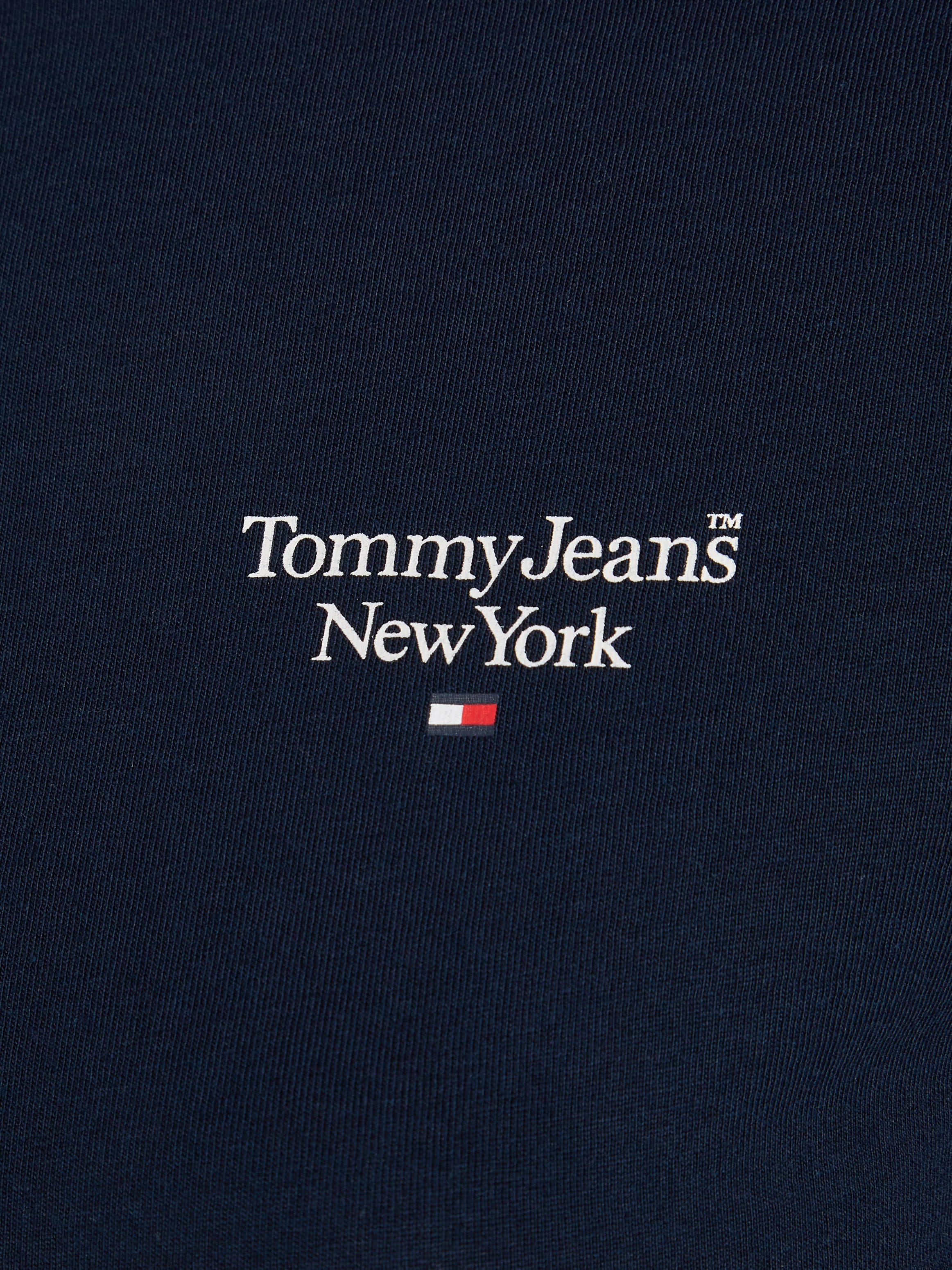 Tommy Jeans Curve T-Shirt »TJW SLIM ESSENTIAL LOGO 2 LS EXT«, in Grossen Grössen mit Logoschriftzug