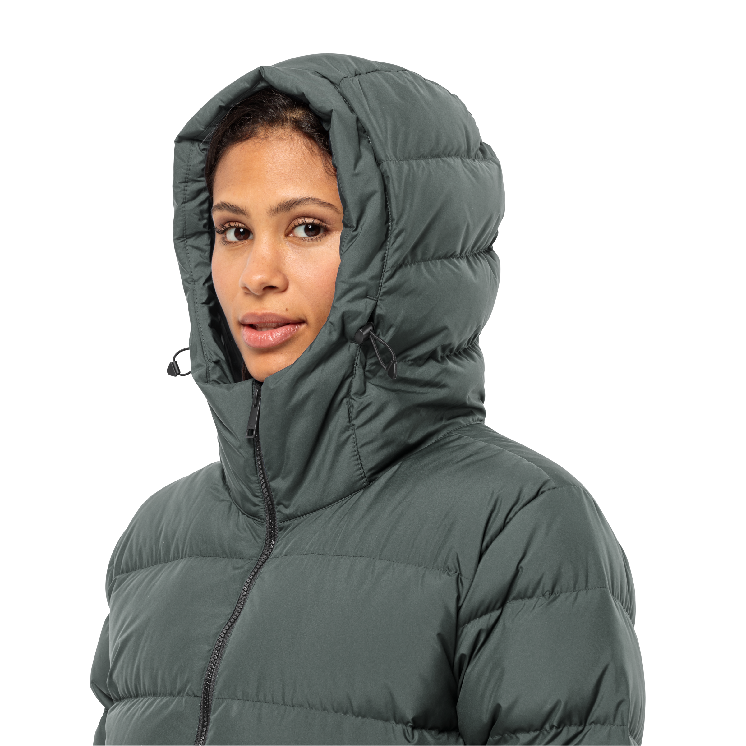 Jack Wolfskin Daunenmantel »FROZEN PALACE COAT W«, Wärmend, winddicht, Daunenjacke