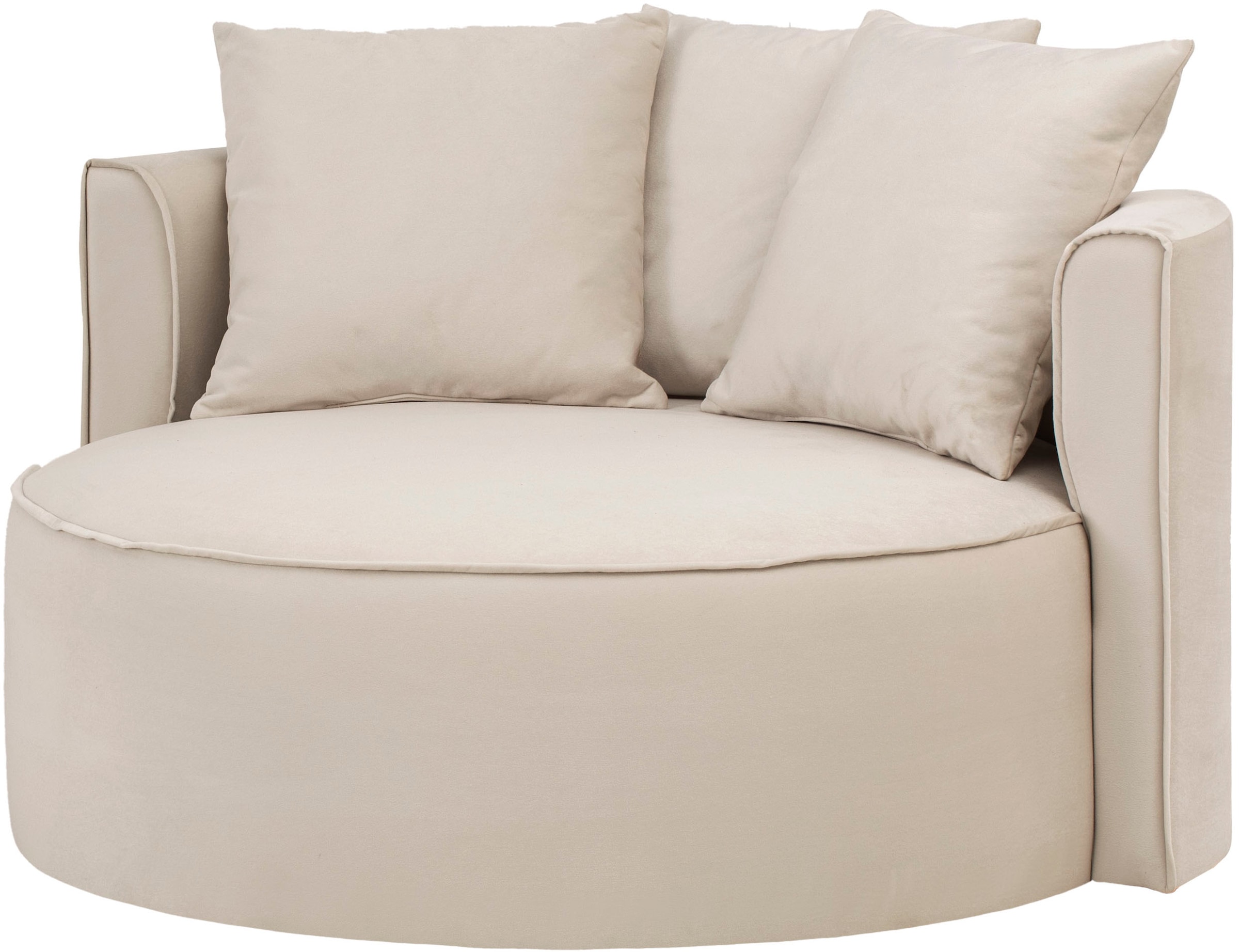 LeGer Home by Lena Gercke XXL-Sessel »Isalie, Lesesessel, Loveseat, inklusive Zierkissen«, extra grosse Sitzfläche, optional mit Hocker, moderne Farben