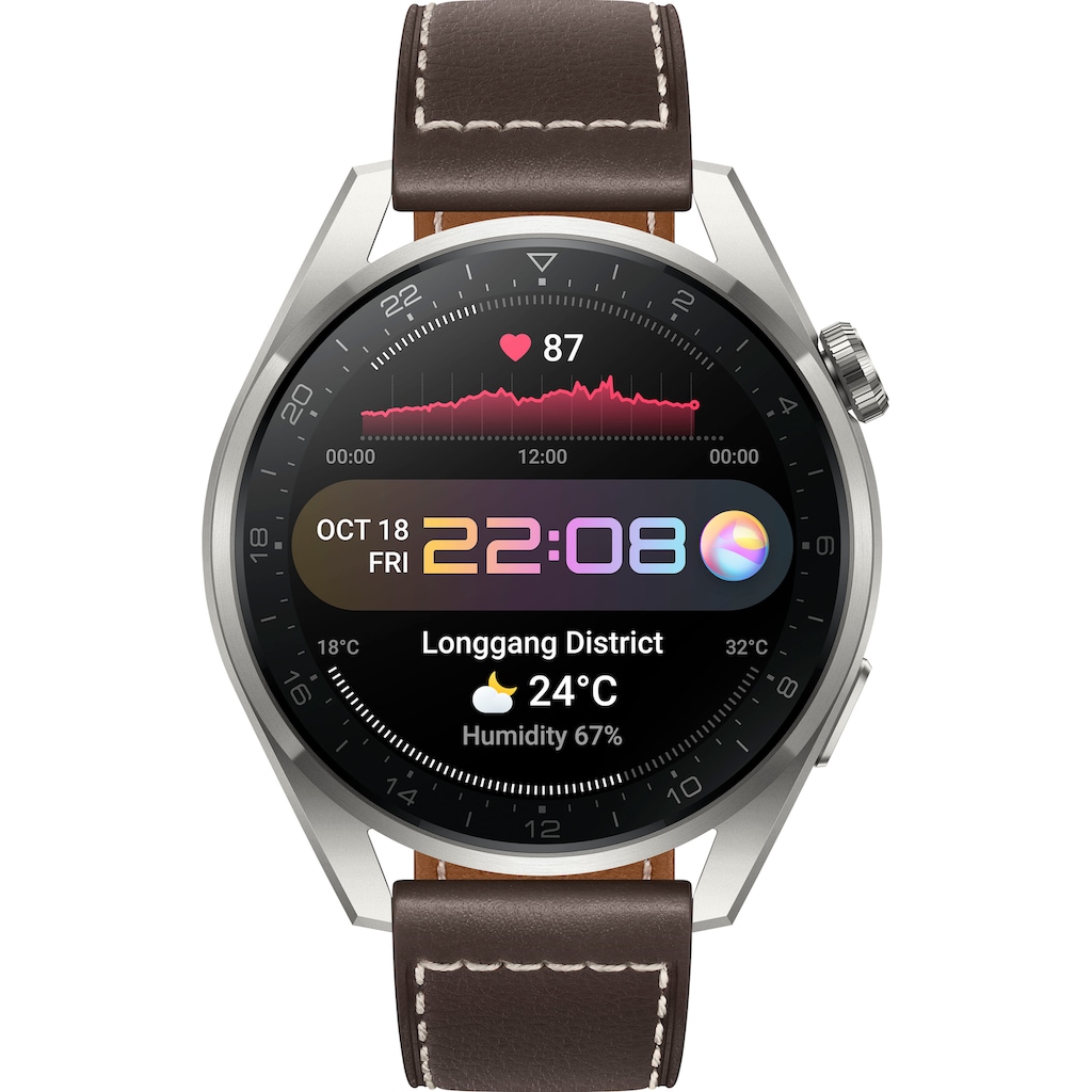 Huawei Smartwatch »WATCH 3 Pro Classic Galileo-L40E«, (Harmony OS)