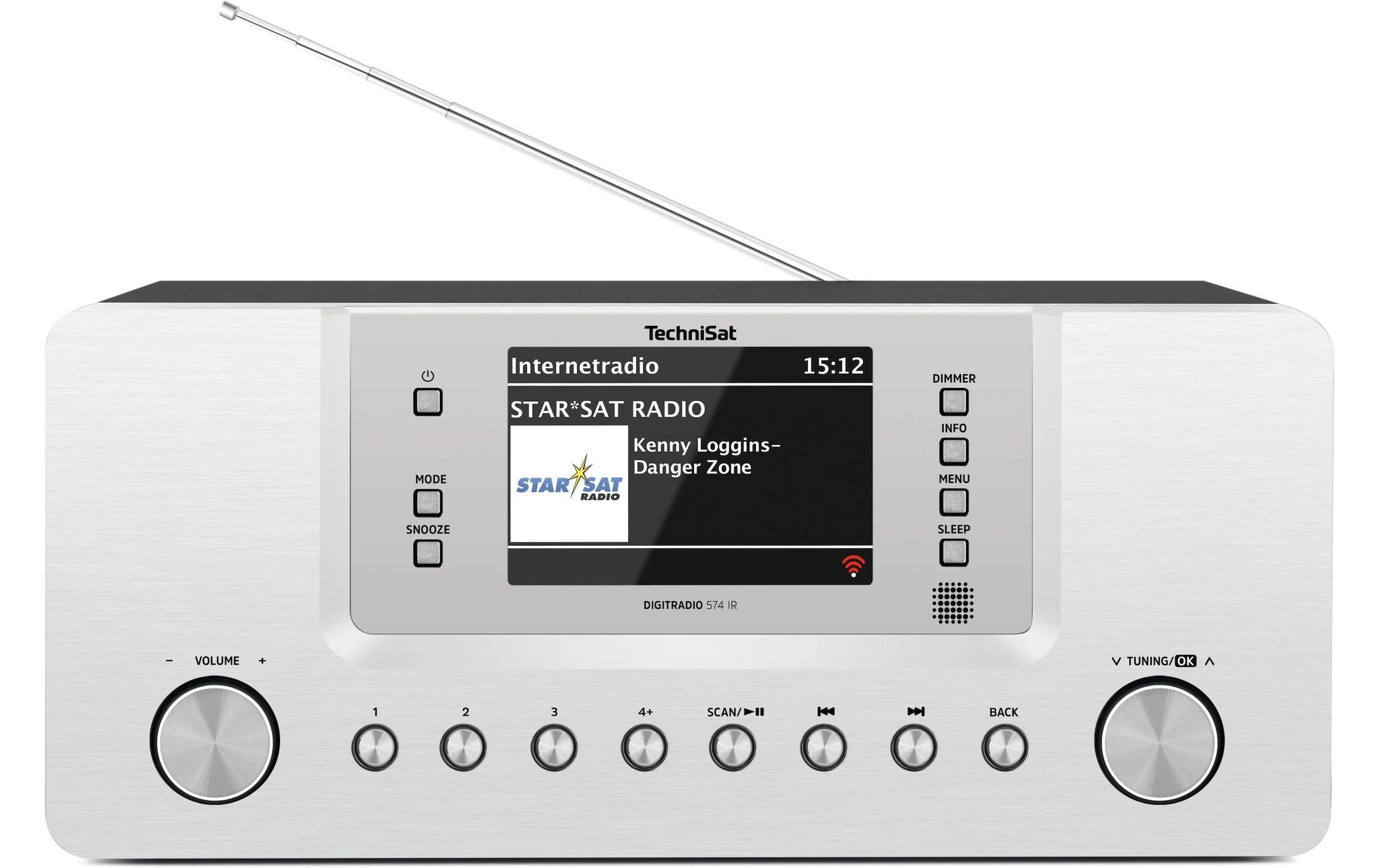 TechniSat Internet-Radio »DigitRadio 574 IR«, (Bluetooth Digitalradio (DAB+)-FM-Tuner-Internetradio)