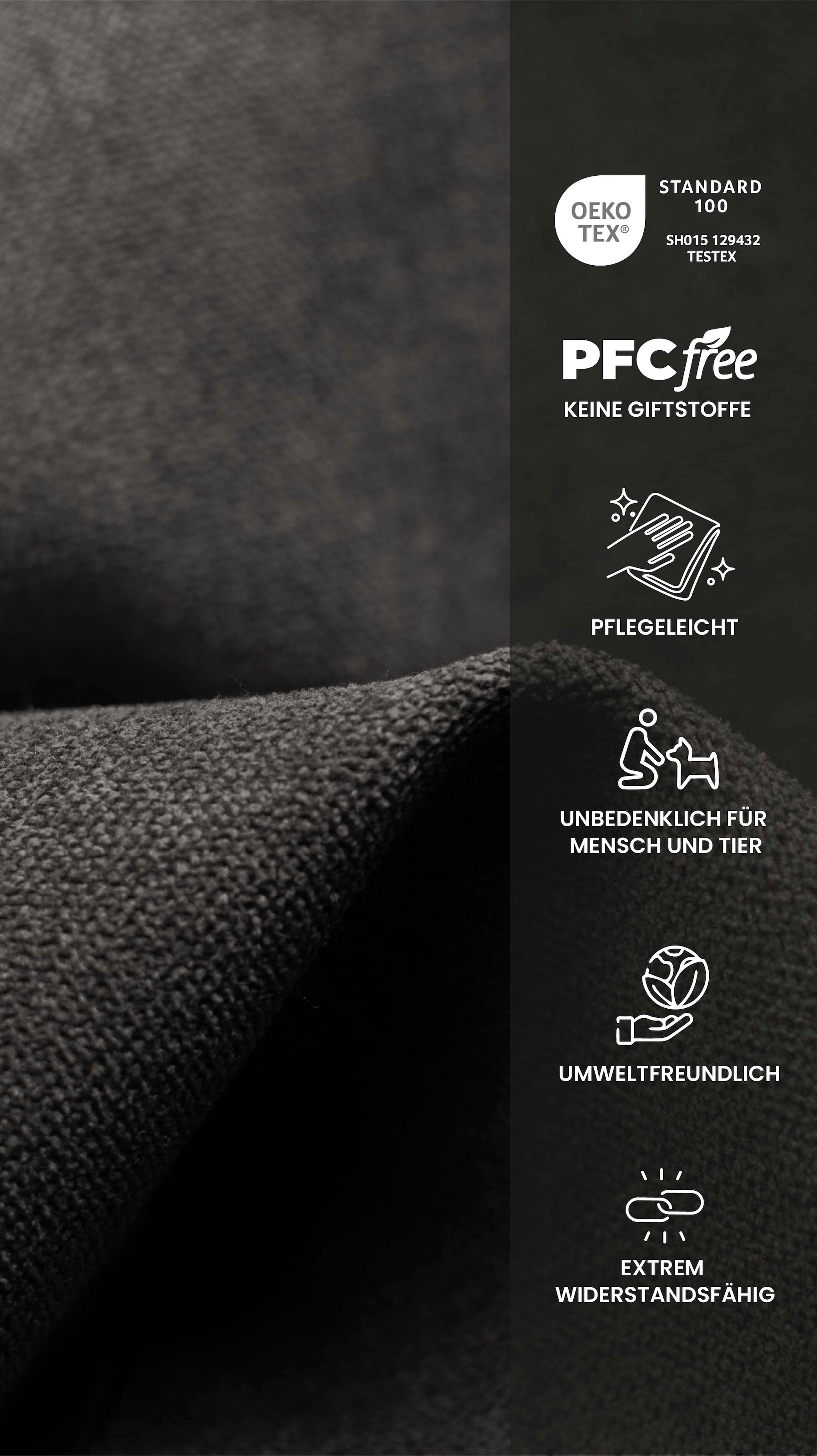 HELA 4-Fussstuhl »PARIS«, (Set), 2 St., Microfaser-Flachgewebe, 4-Fuss,Rundrohrgestell konisch,mit Armlehnen,gepolstert