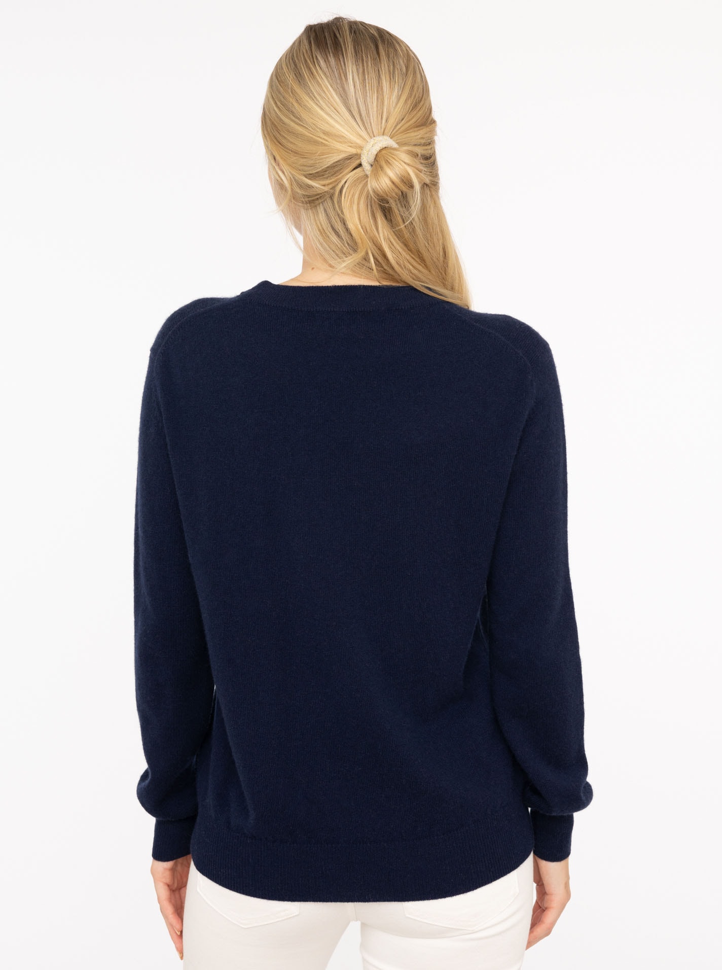 Zwillingsherz Strickpullover »Duck«, Rundhals,aus reinem Kaschmir mit grosser Ente