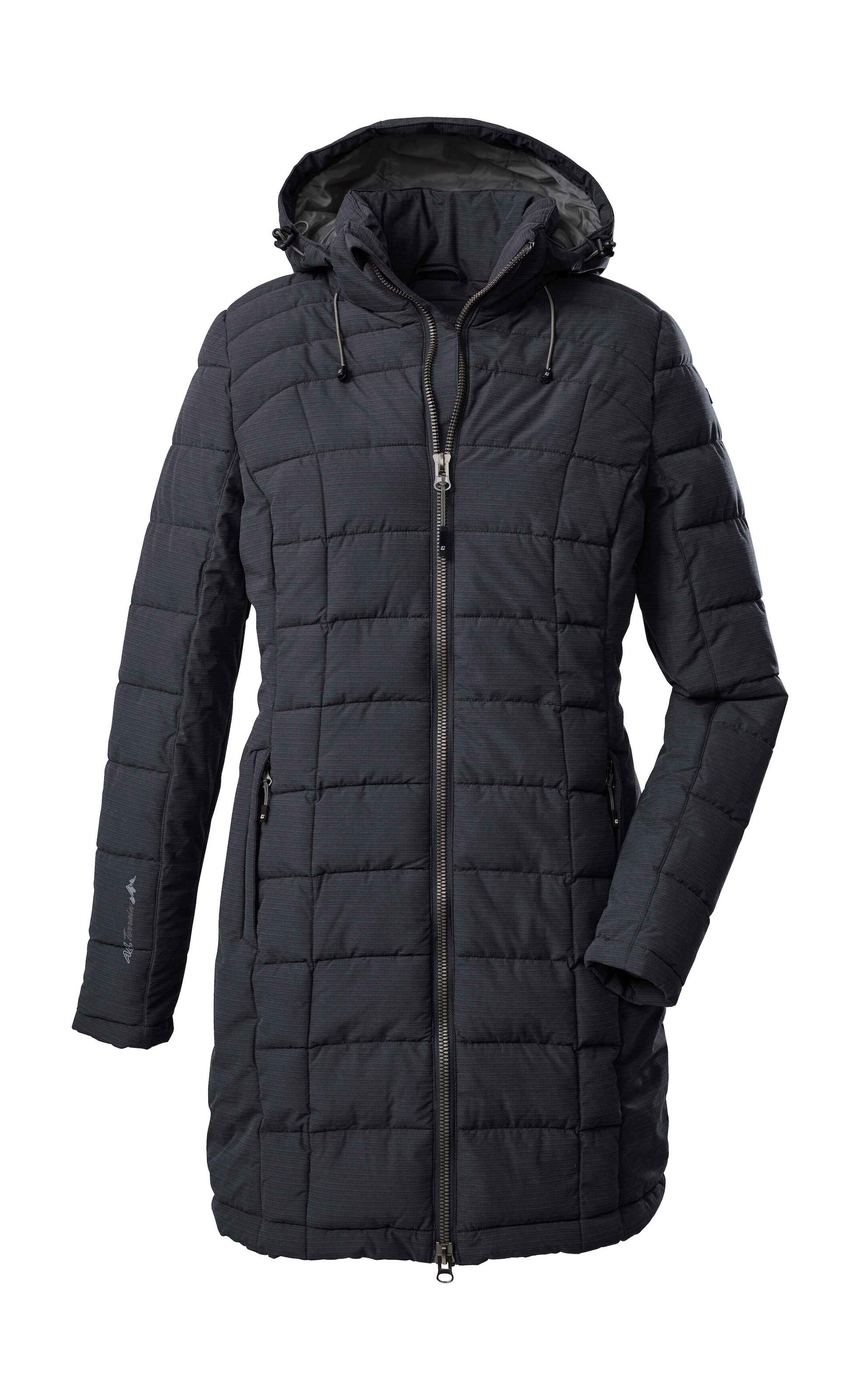 Killtec Steppmantel »Skane WMN Quilted PRK«, Moderner Parka von killtec: warm, wasser- und winddicht, atmungsaktiv