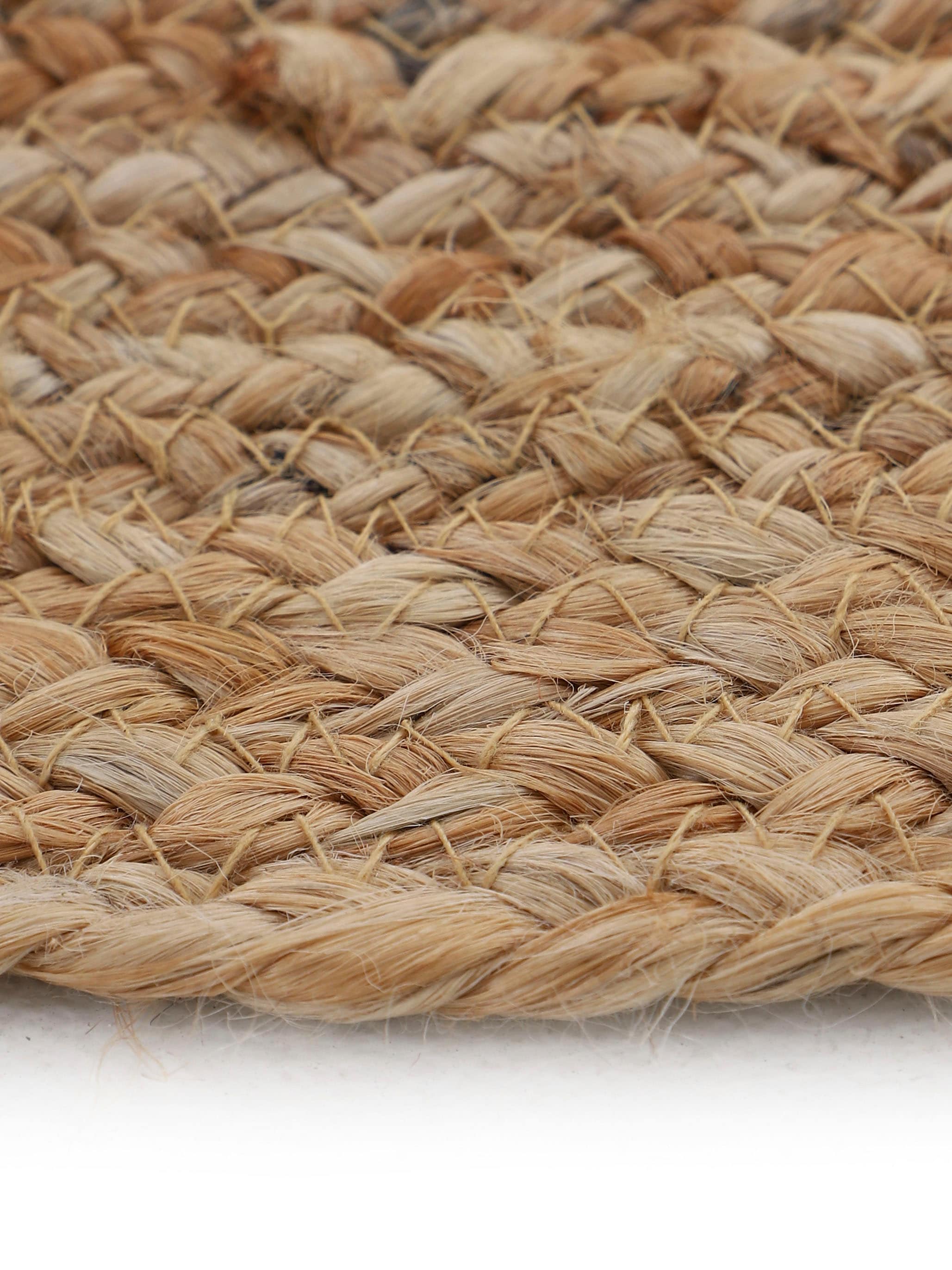 carpetfine Teppich »Juteteppich Dana«, rund, 5 mm Höhe