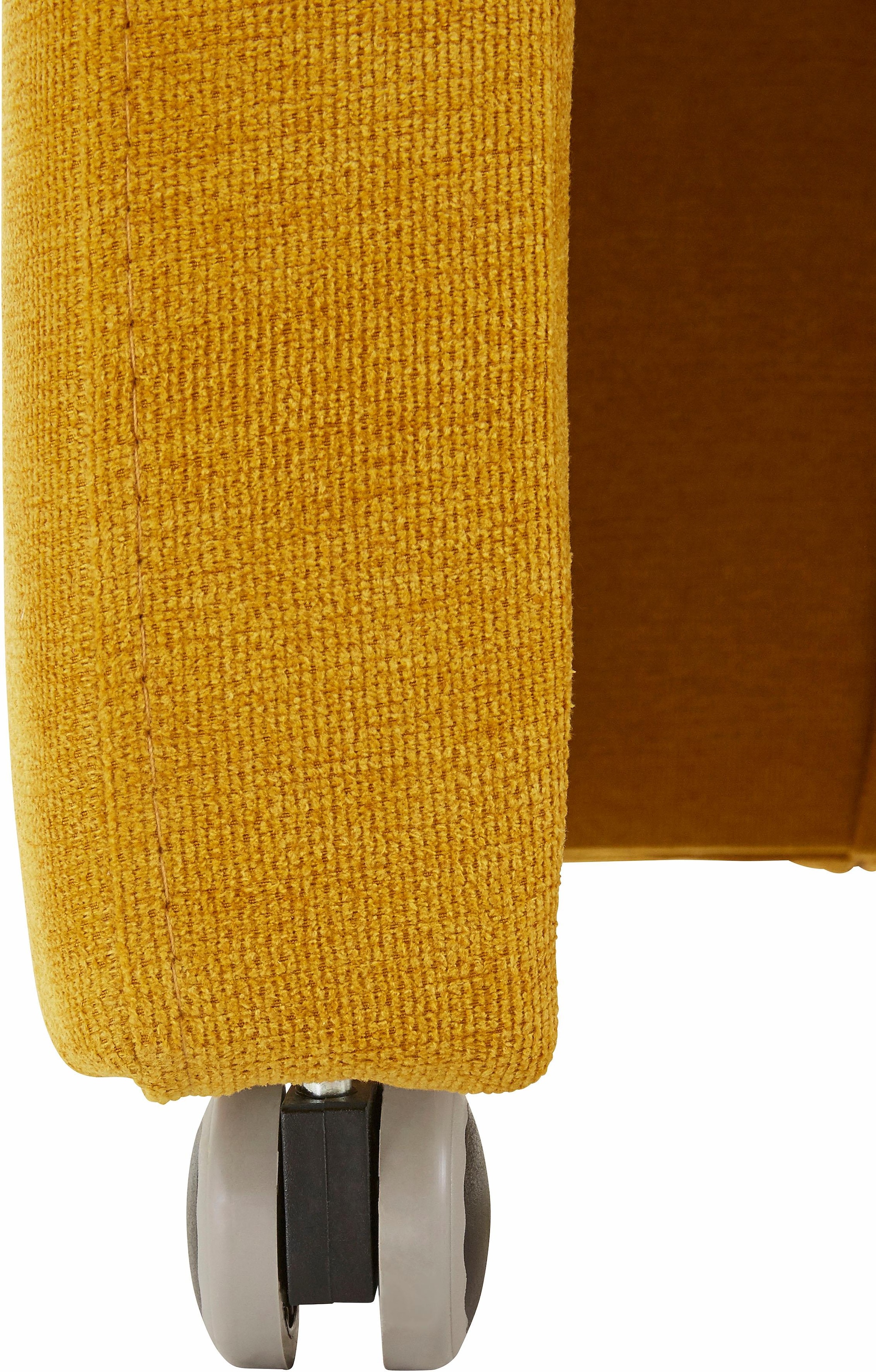 exxpo - sofa fashion Sessel »Costa, Loungesessel, Hochlehnsessel, auf Rollen, Komfortsitzhöhe 53cm«, kompakt und bequem, Breite 52 cm