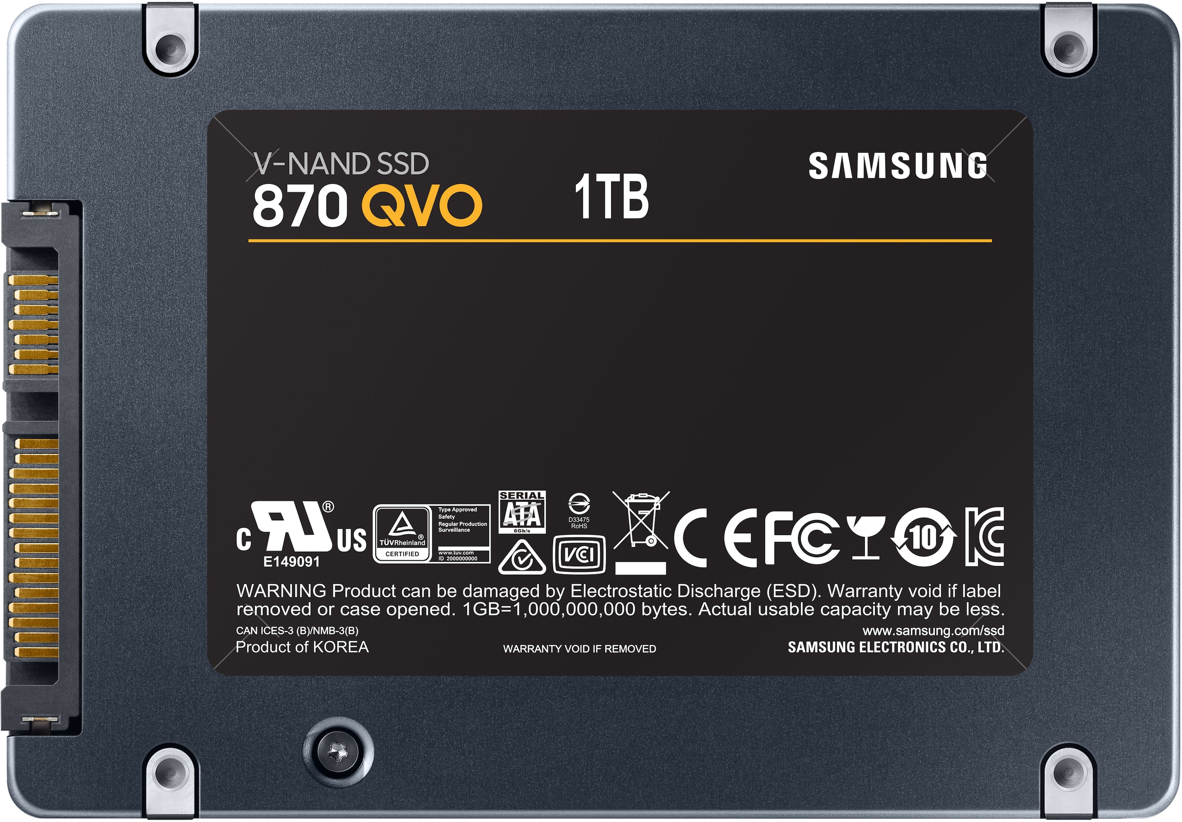 Samsung interne SSD »870 QVO«, 2,5 Zoll, Anschluss SATA