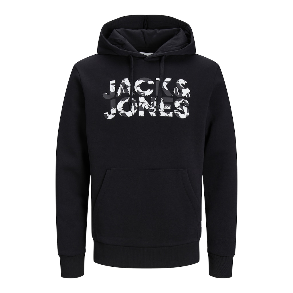 Jack & Jones Kapuzensweatshirt »JJEJEFF CORP LOGO SWEAT HOOD LN«