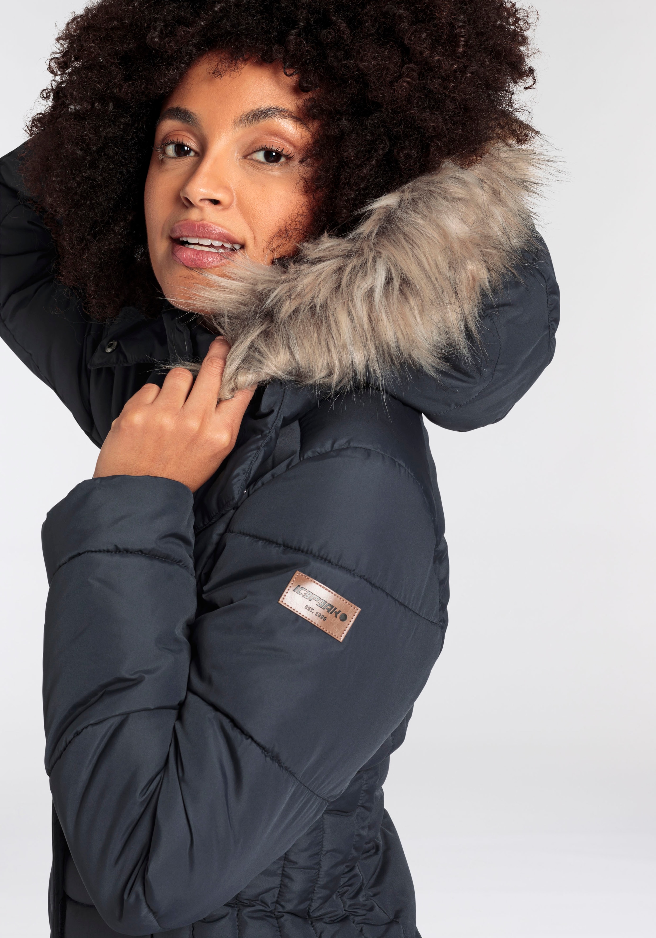 Icepeak Steppmantel »PAIVA«, Wärmend & wasserabweisend & windabweisend