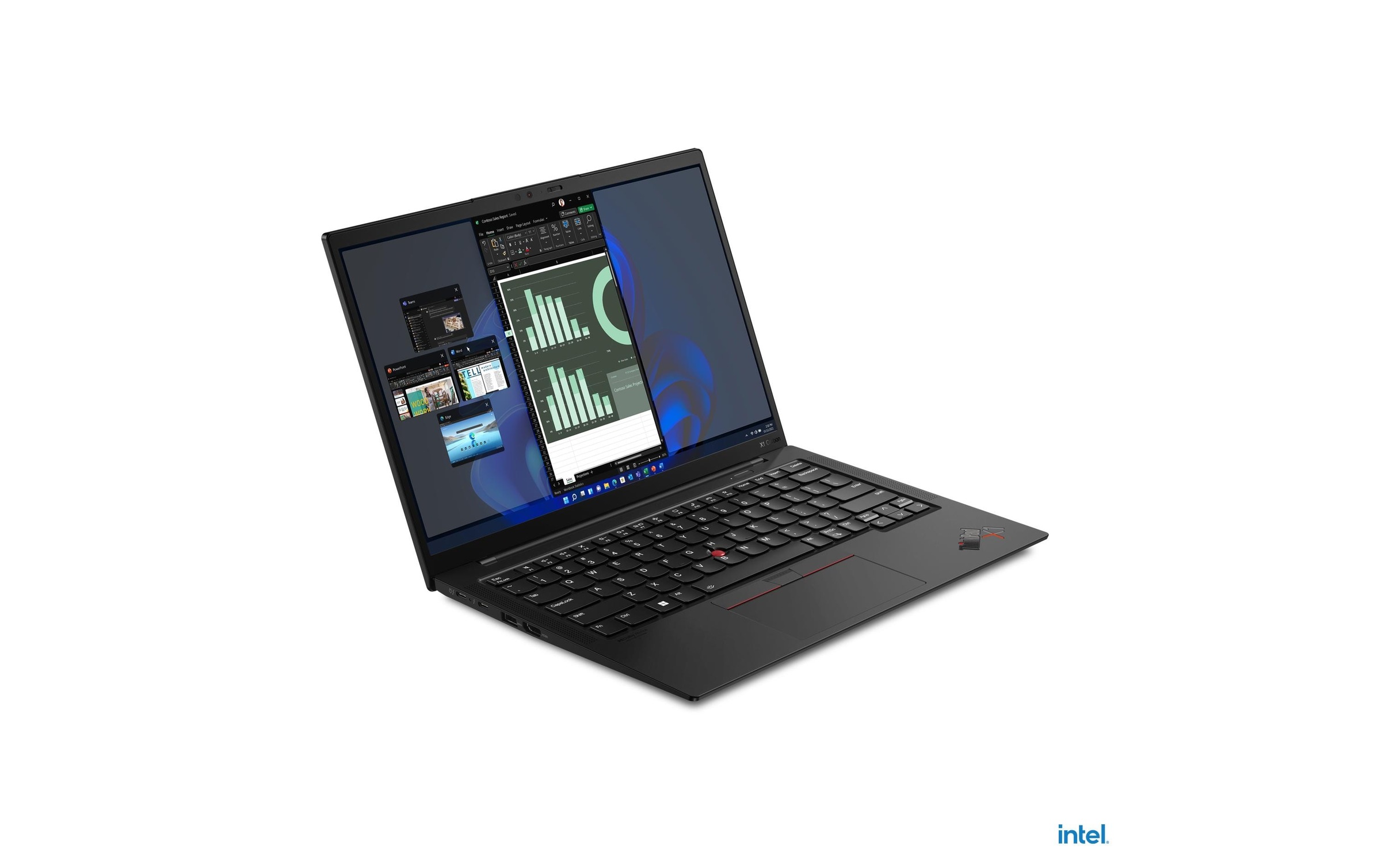 Lenovo Convertible Notebook »Lenovo ThinkPad X1C G10, i5-1235U, W11-P DG«, / 14 Zoll, Intel