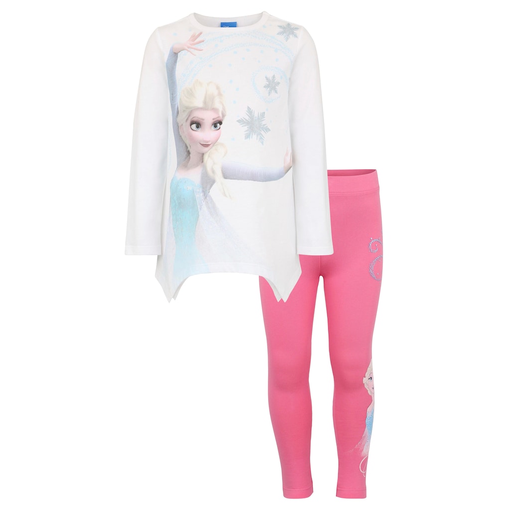 Disney Frozen Shirt & Leggings »Elsa«, (Set, 2 tlg.), mit Eiskönigin Motiv