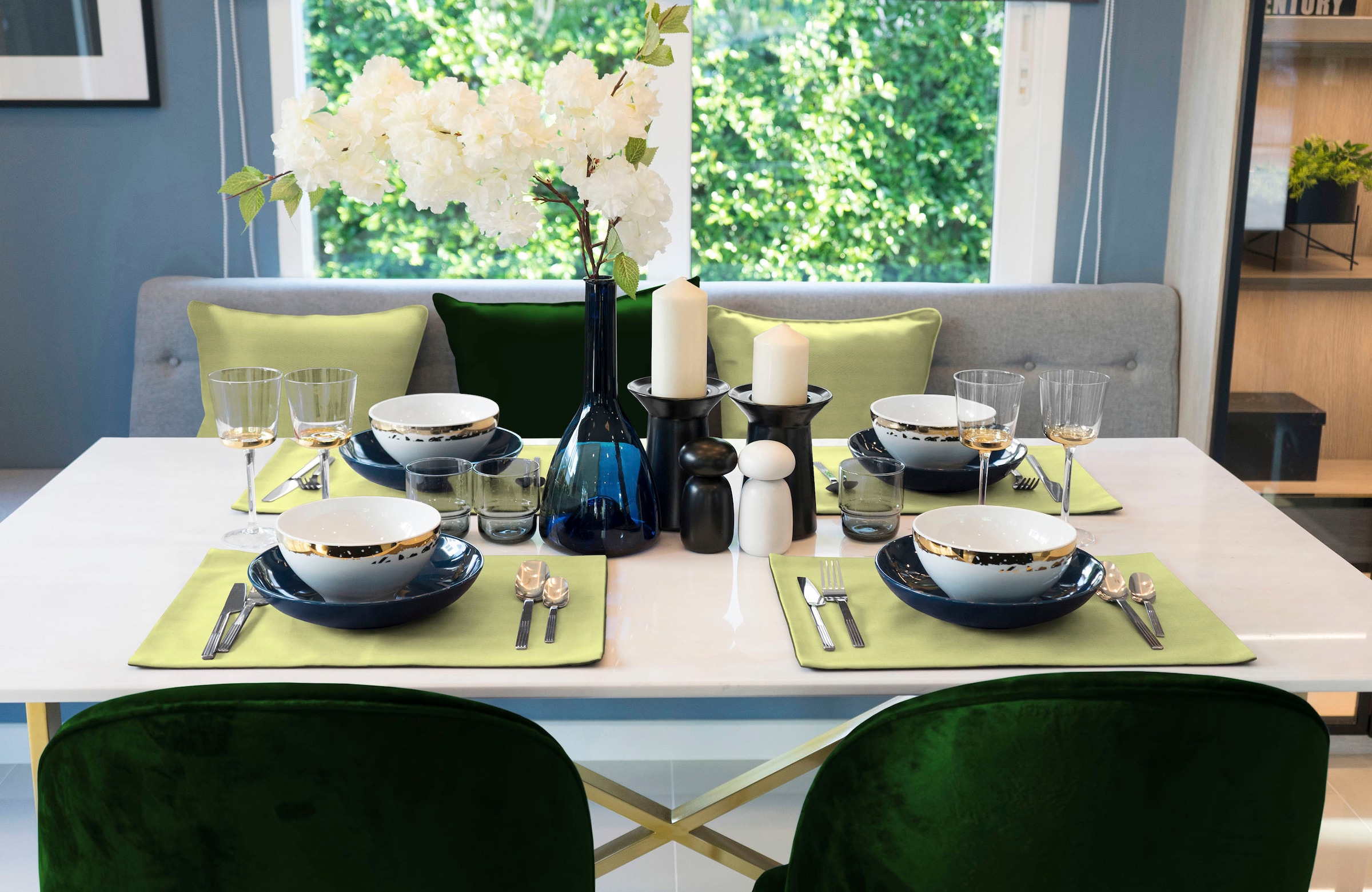 Adam Platzset "Uni Collection Light" GOTS zertifiziert, Made in Germany