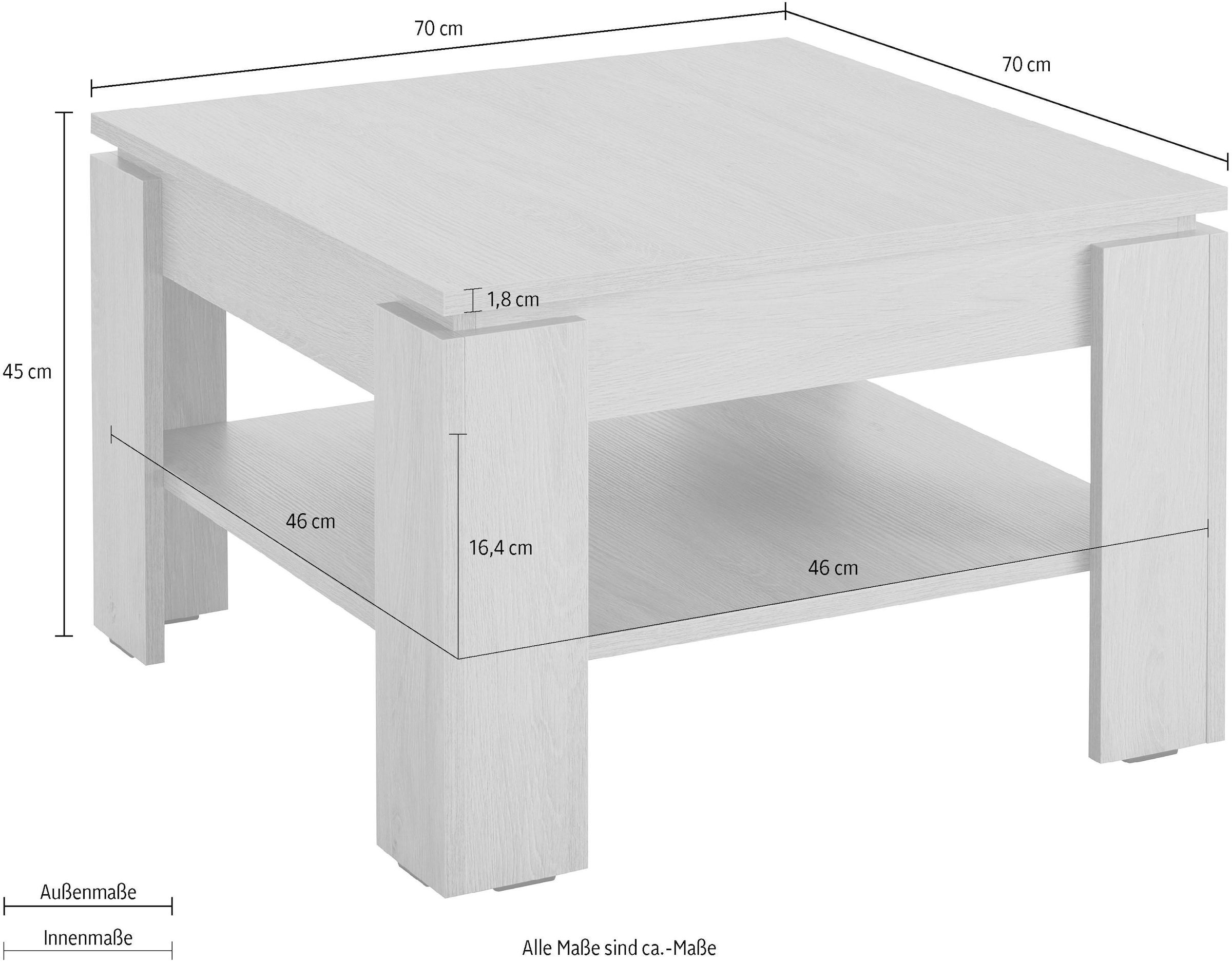 Woltra Couchtisch »FCT«, Breite 70 cm