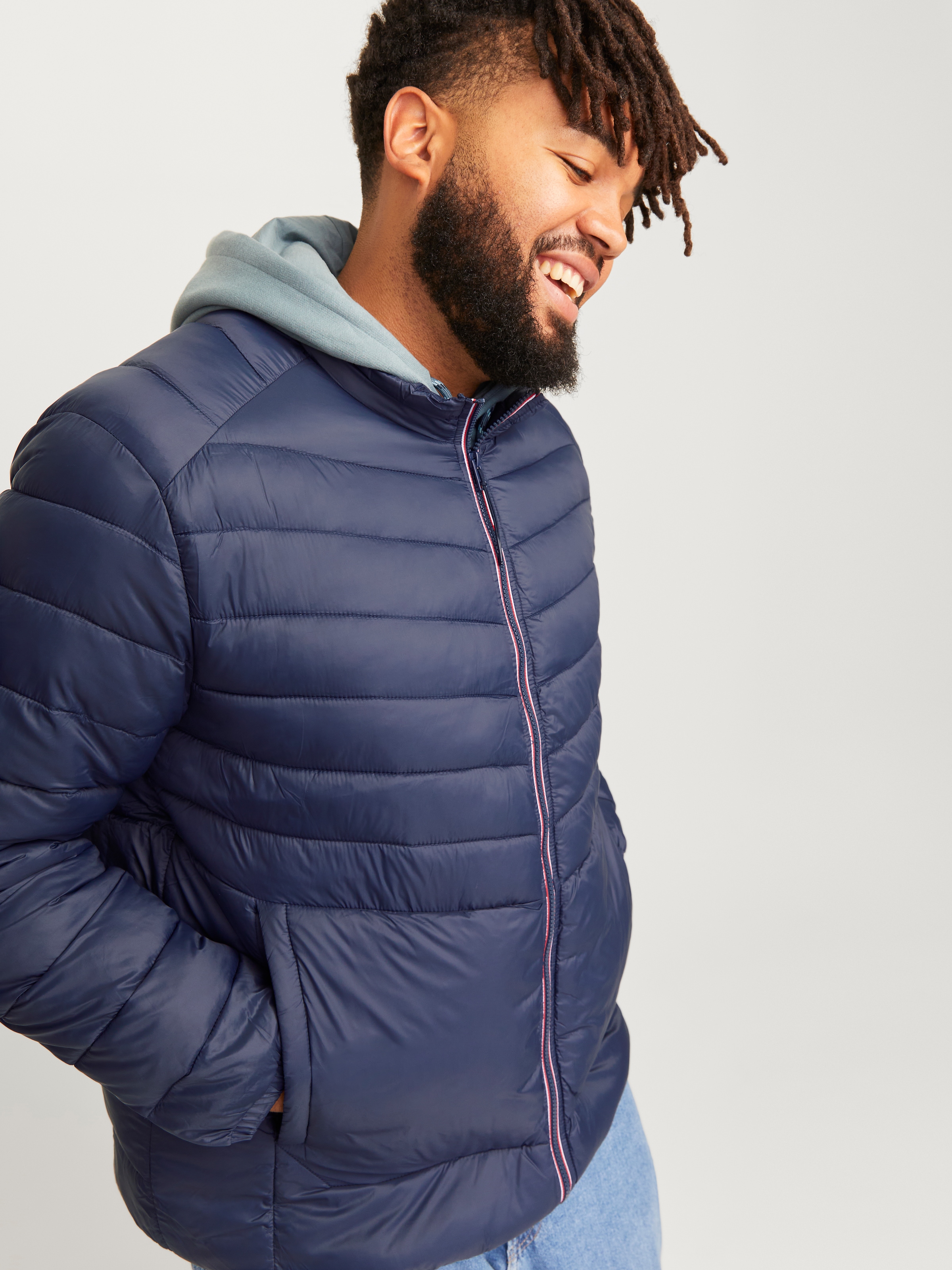 Jack & Jones PlusSize Steppjacke »JJESPRINT PUFFER COLLAR NOOS PLS«