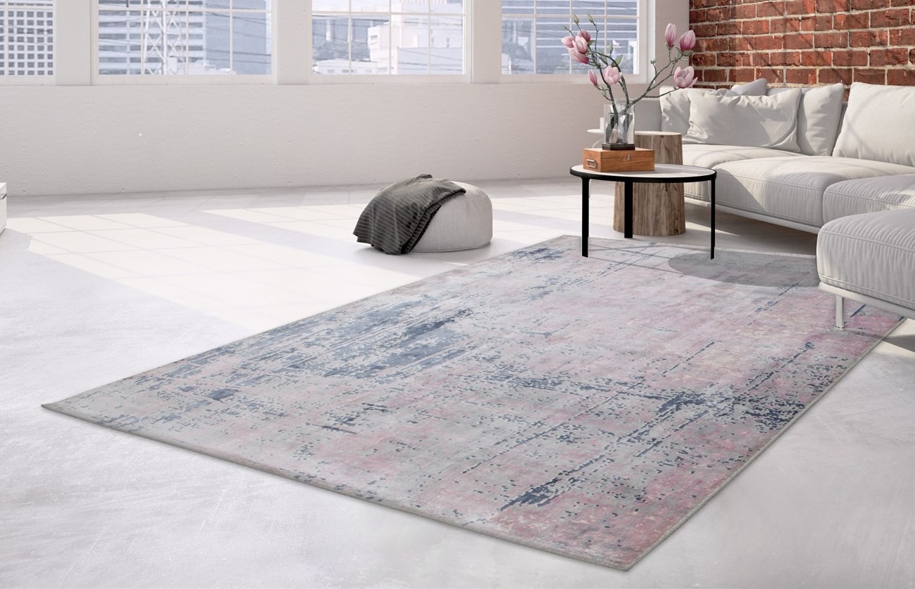 Arte Espina Teppich »Ocean 400«, rechteckig, 23 mm Höhe, Angenehm flauschige Haptik, handgefertigte Unikate, pflegeleicht
