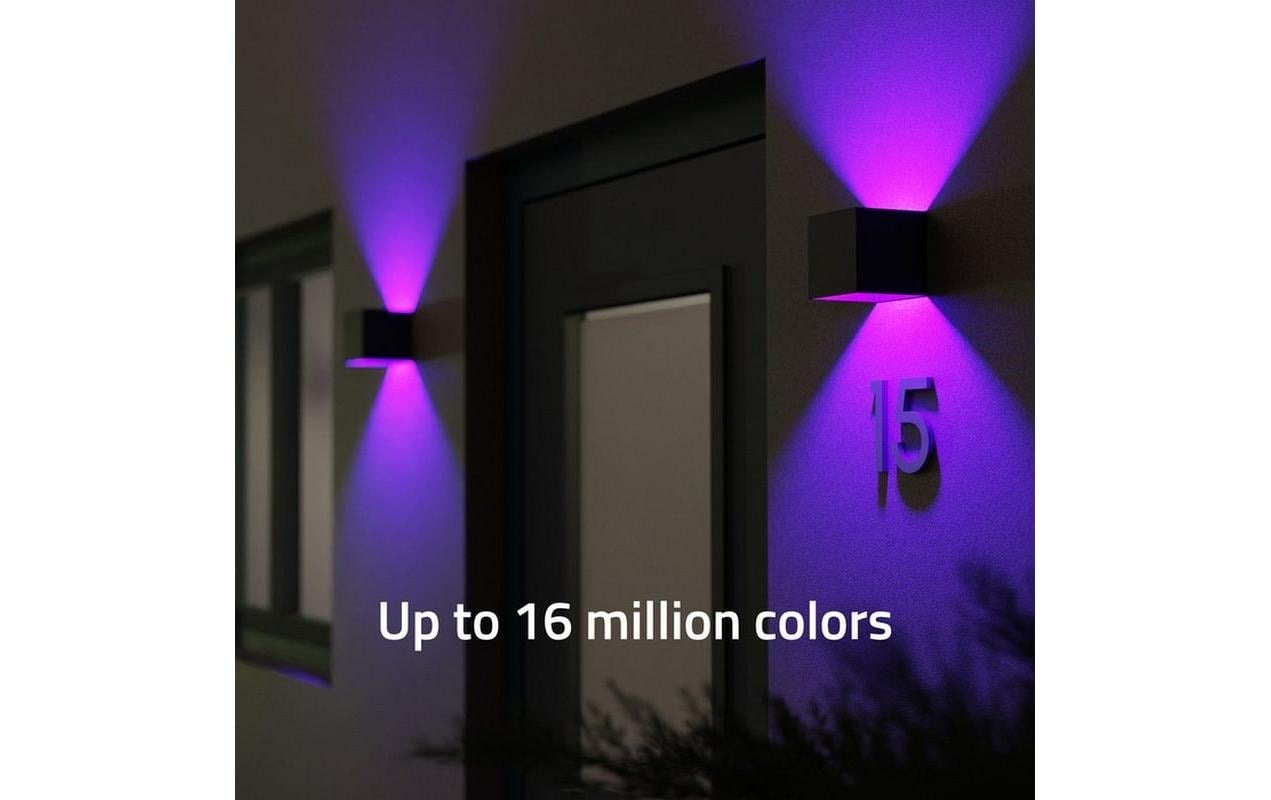 Hombli LED Gartenleuchte »hombli Smart Wall Light 2 x 3W RGB+CCT«, 2 flammig