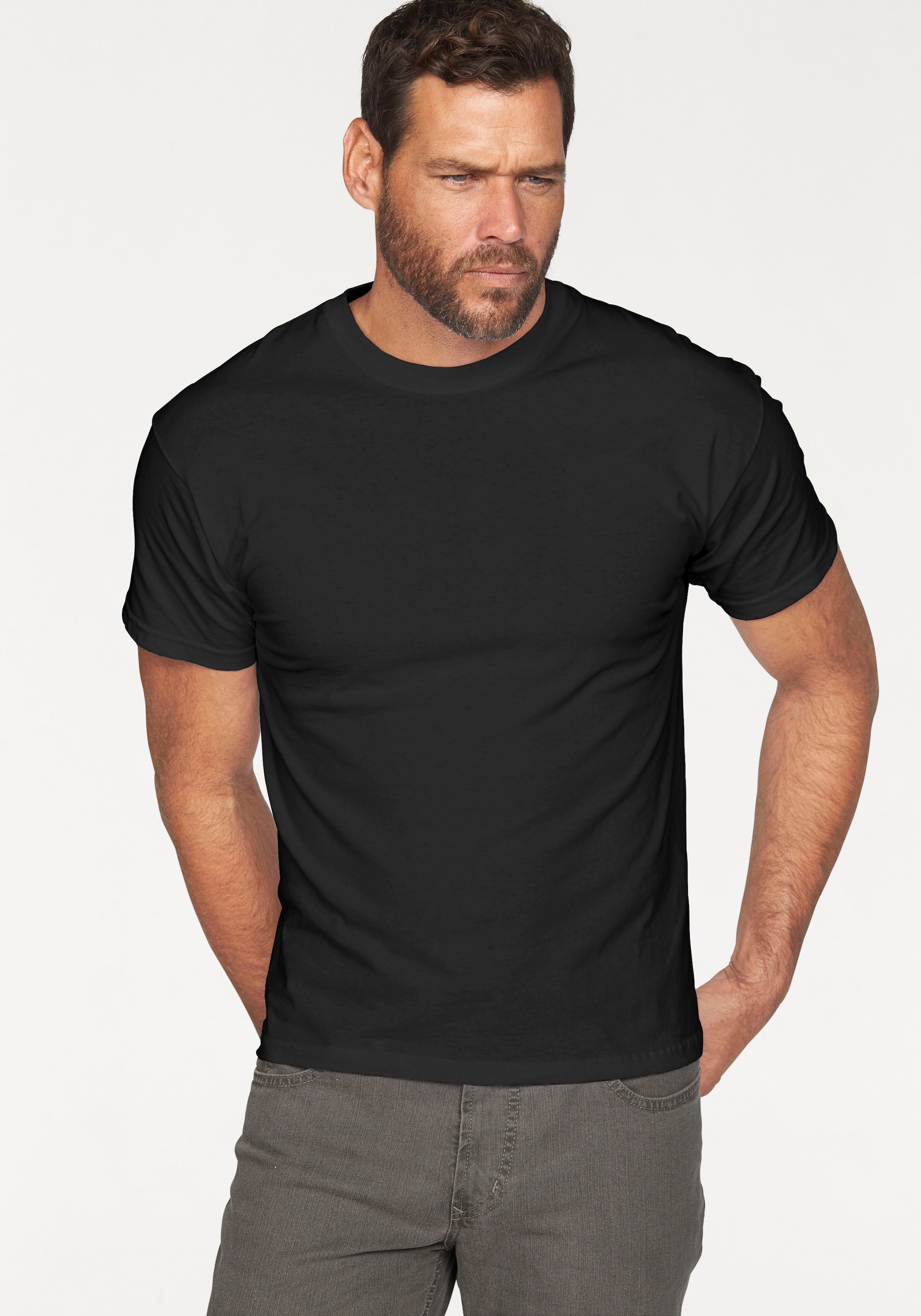Fruit of the Loom T-Shirt », sechs Stück in unterschiedlicher Farbkomination«, (Packung, 6 tlg., 6er-Pack), mit Rundhalsausschnitt