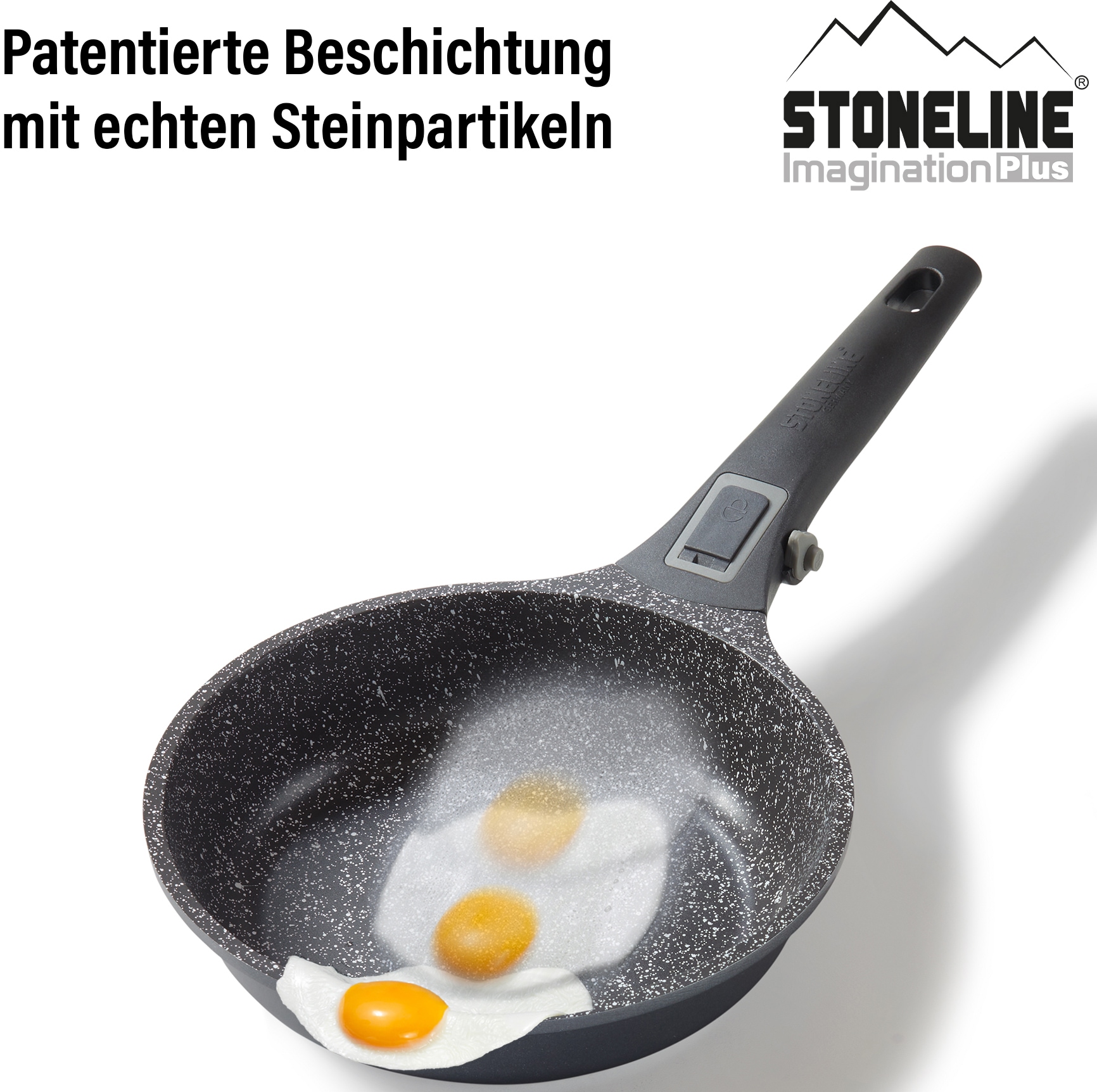 STONELINE Bratpfanne »Imagination PLUS«, Aluminiumguss, Ø 20 cm, Induktion