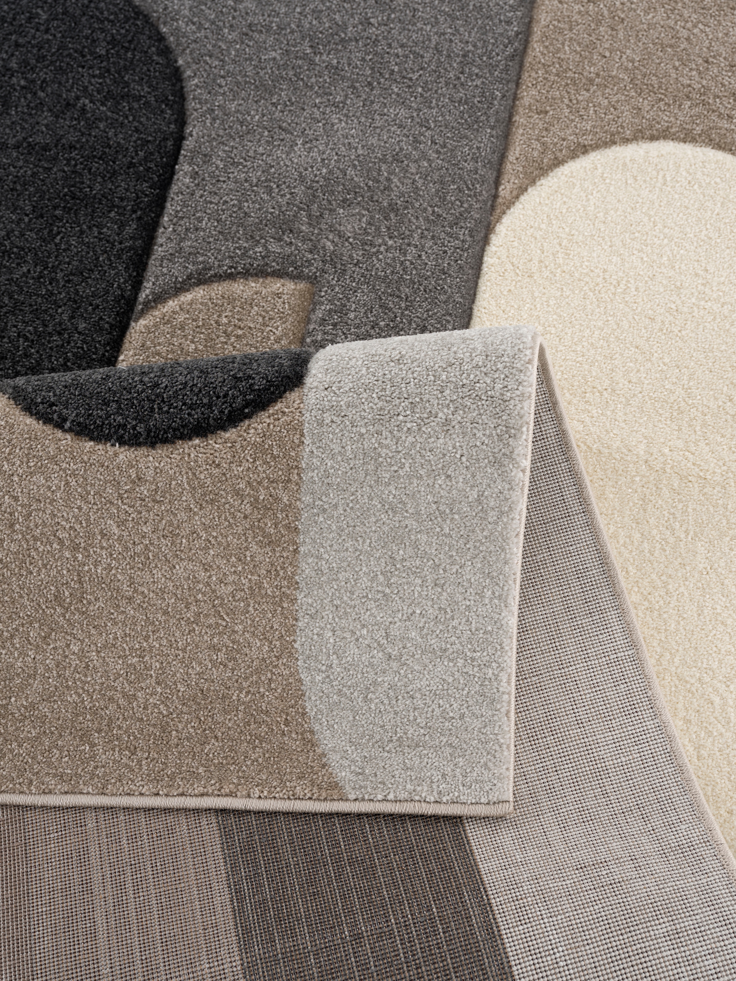 my home Teppich »Pautz«, rechteckig, handgearbeiteter Konturenschnitt, Hoch- Tief-Effekt, wende-Teppich online kaufen | Jelmoli-Versand | Kurzflor-Teppiche