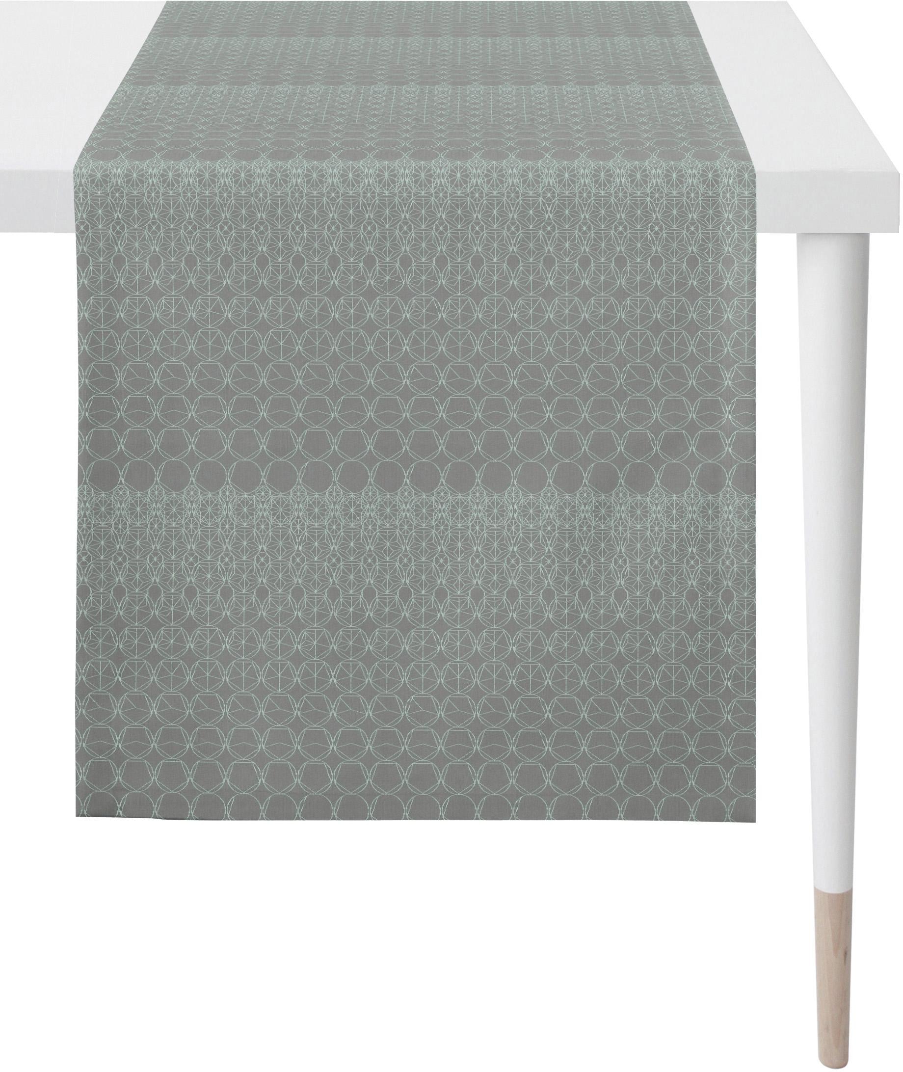 APELT Tischläufer "1308 Loft Style, Jacquard" Fleckschutz
