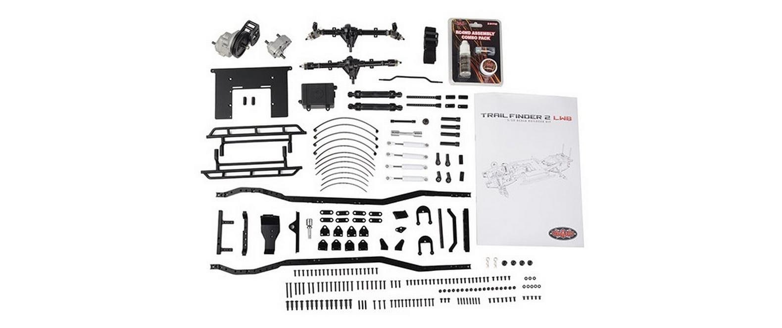 RC-Monstertruck »RC4WD Trail Finder 2 LWB Chassis Bausatz,«