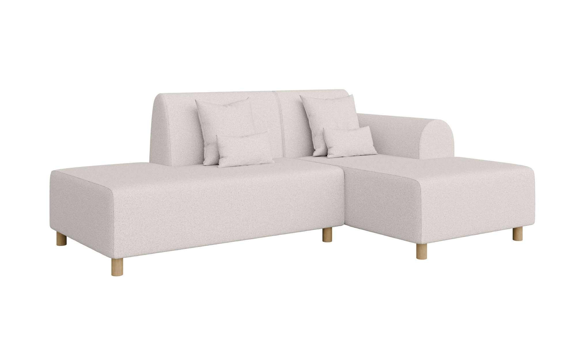 INOSIGN Ecksofa »Suyala«, L-Form mit Hocker