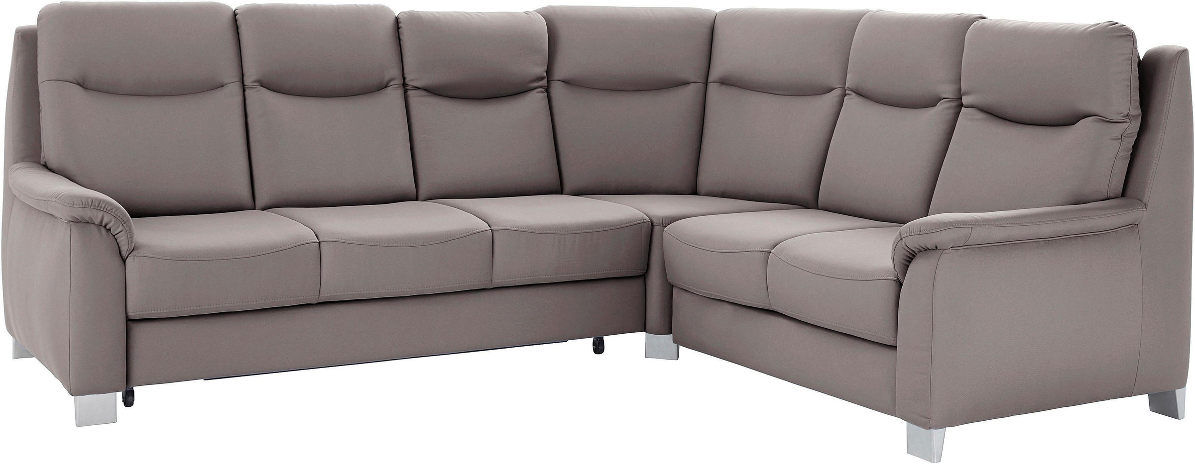 sit&more Ecksofa »Boccaccio L-Form«, mit Federkern und Kopfteilverstellung, wahlweise mit Bettfunktion