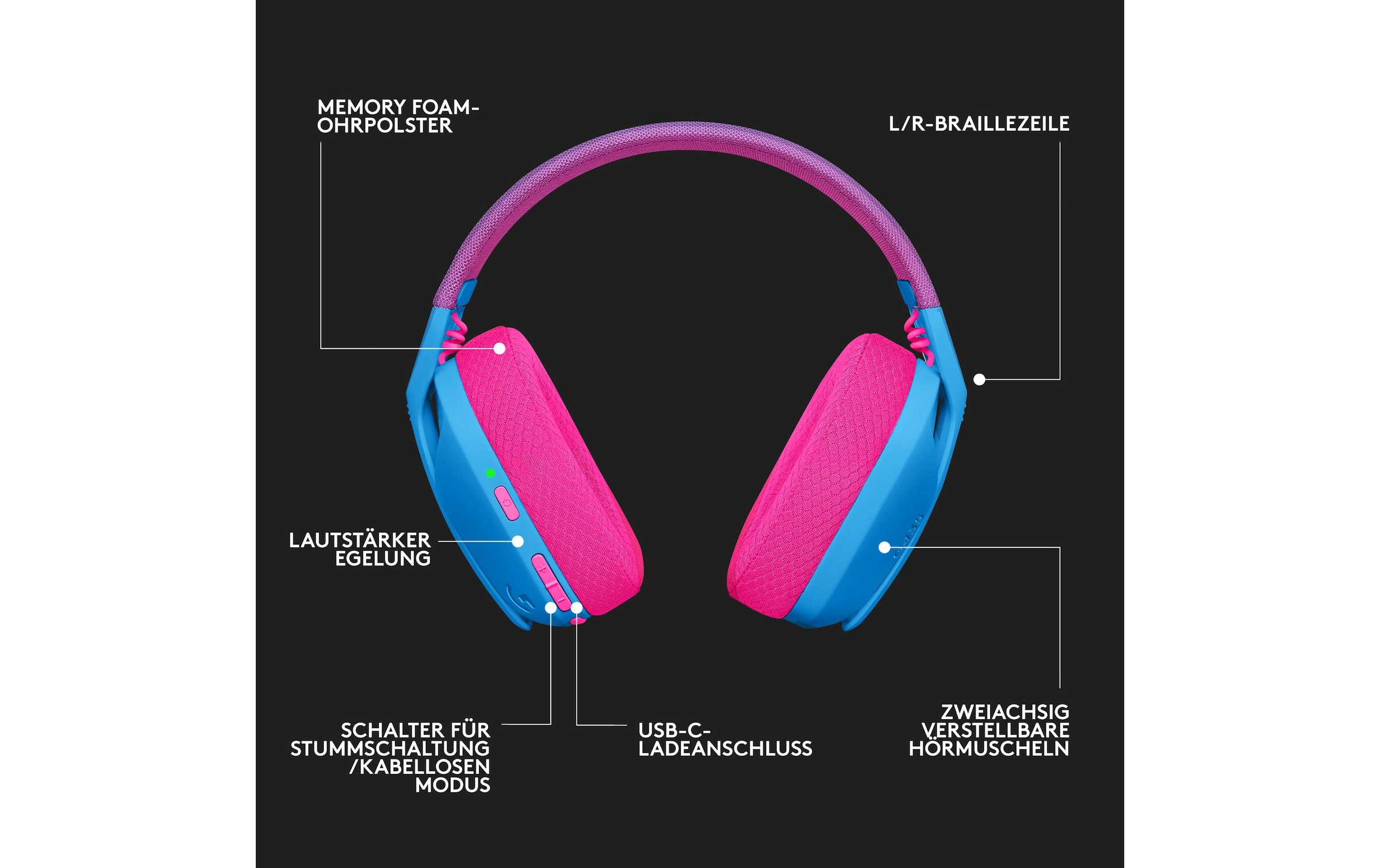 Logitech Headset »G435 Gaming Lights«
