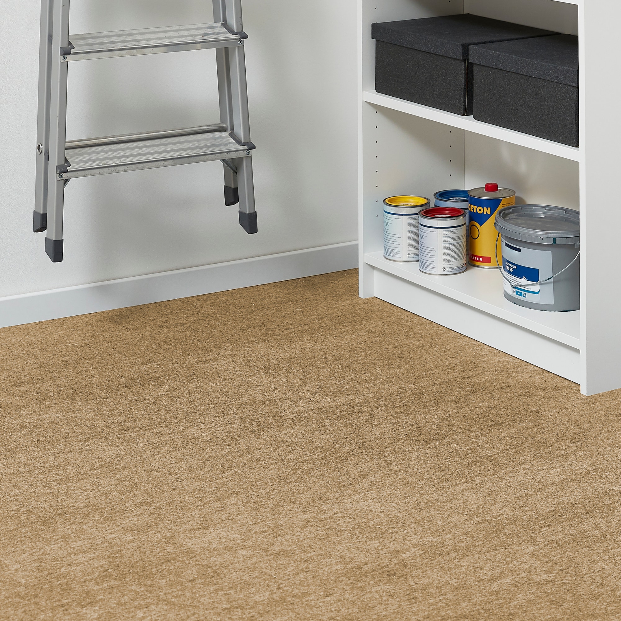 Andiamo Teppichfliese "Skandi, selbstklebend, Gesamthöhe 4 mm" rechteckig 40x40 cm, 25 Stück (4 qm), 50 Stück (8 qm) oder 100 Stück (16 qm)
