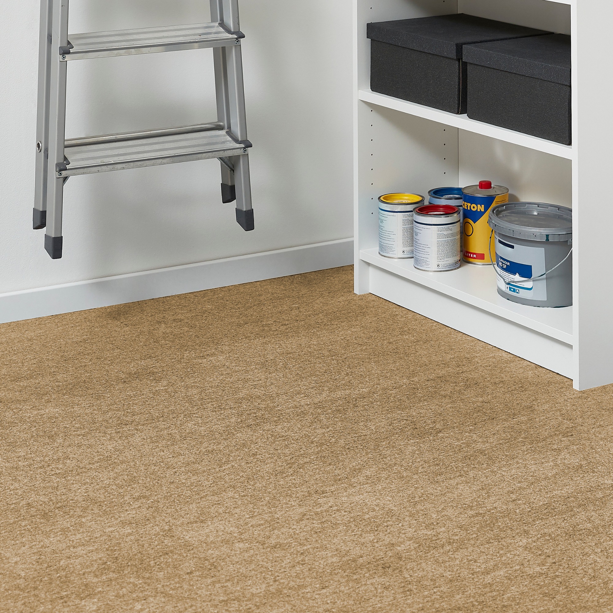 Andiamo Teppichfliese "Skandi, selbstklebend, Gesamthöhe 4 mm" rechteckig 40x40 cm, 25 Stück (4 qm), 50 Stück (8 qm) oder 100 Stück (16 qm)
