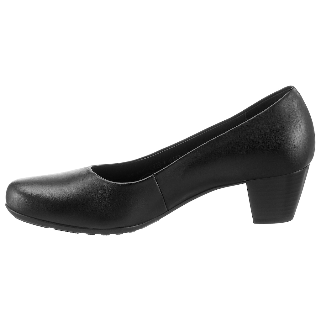 Gabor Pumps »ST.TROPEZ«, Abendschuh, Festtagsschuh,Trichterabsatz, mit Gummilaufsohle