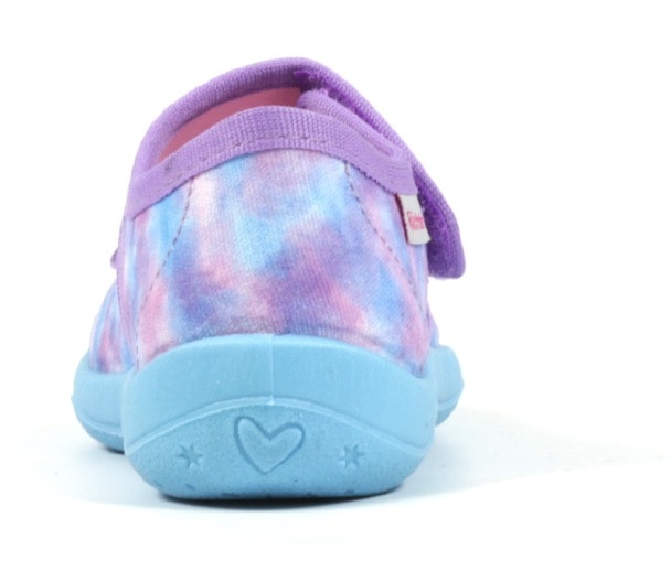 Richter Hausschuh »WMS: mittel«, Klettschuh, Kindergarten Schuh mit süssem Einhornprint