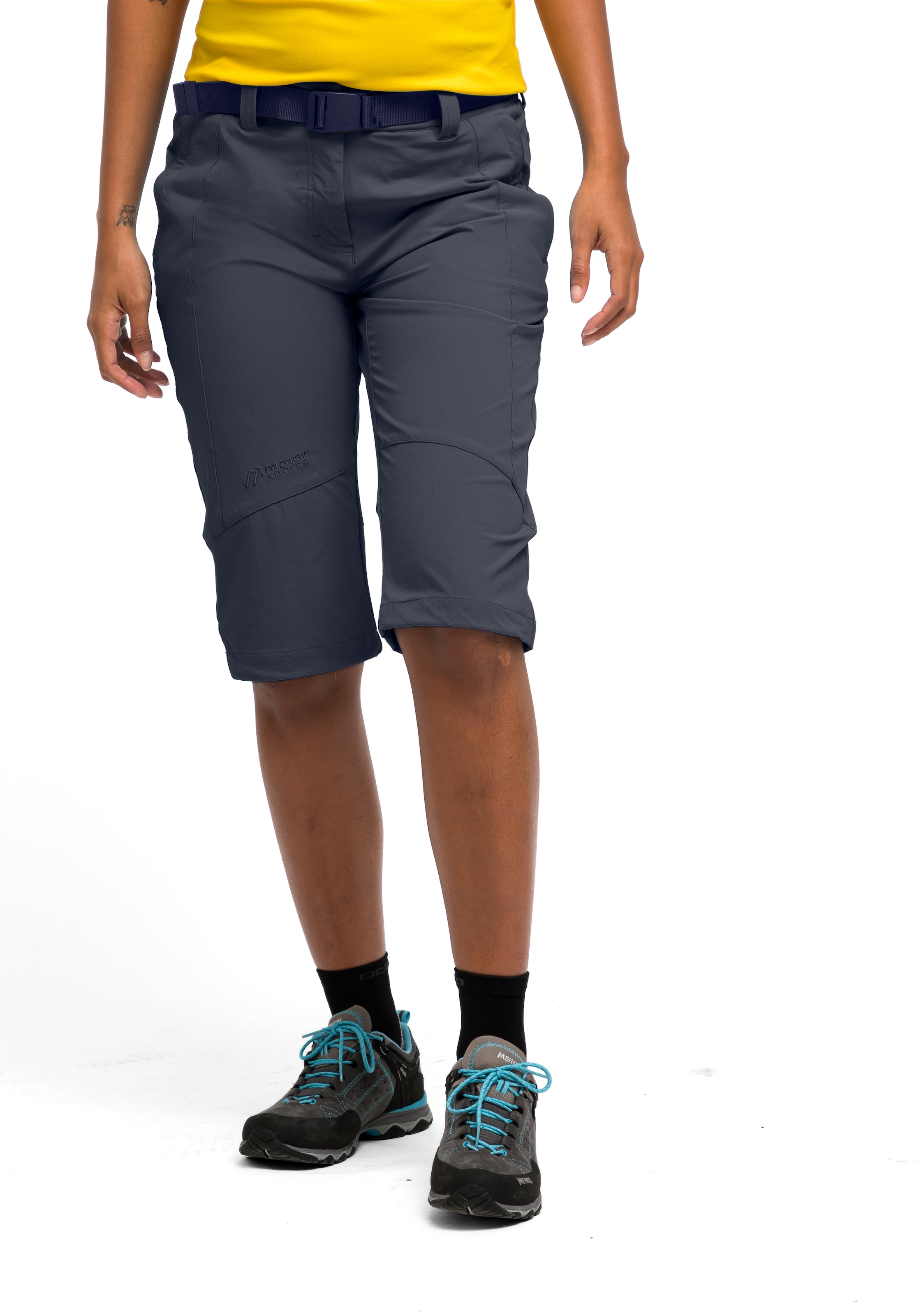 Maier Sports Caprihose »Kluane«, Damen Shorts, kurze Wanderhose, Outdoorhose mit 2 Taschen, Regular Fit